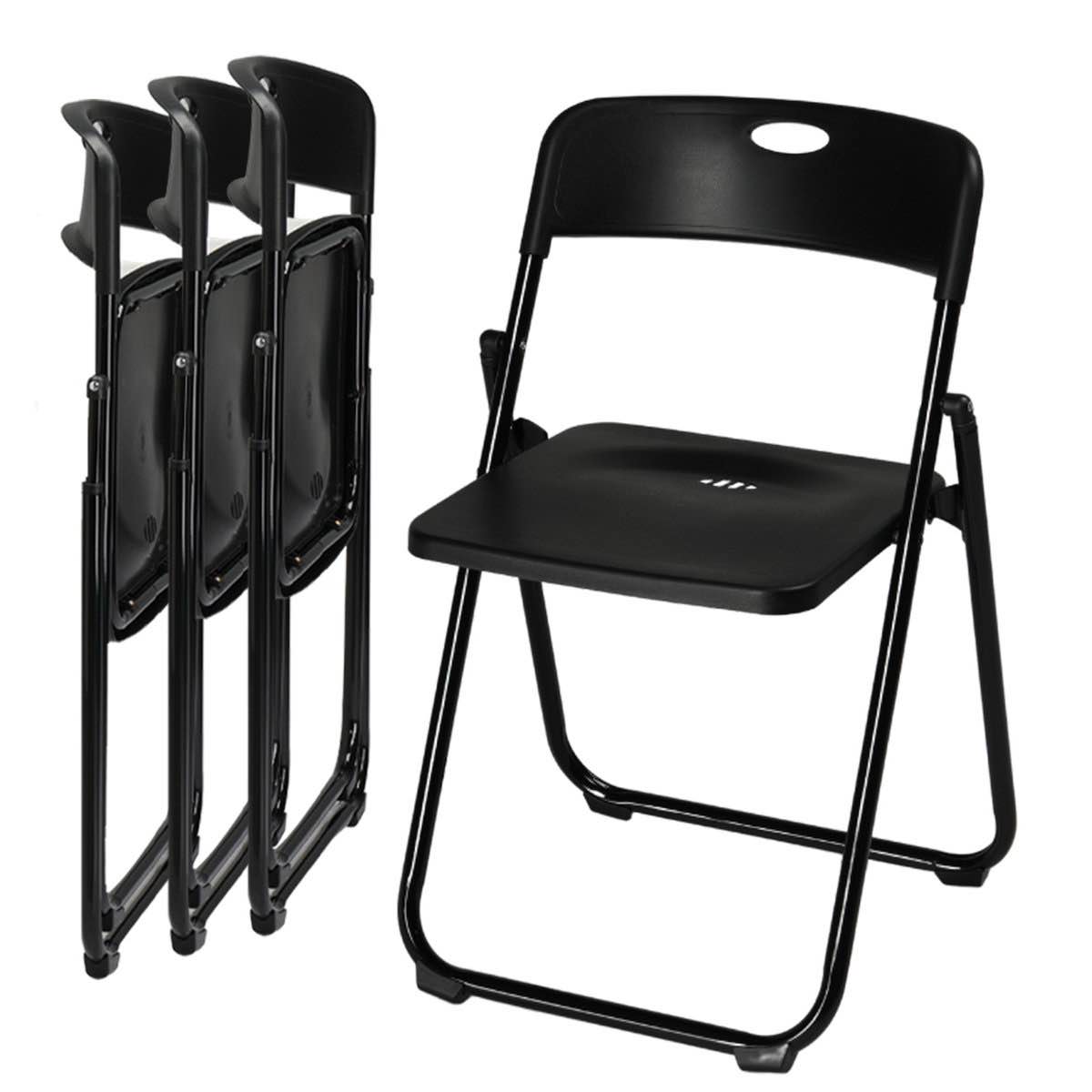 Plastic Folding Chairs(Set Of 4)