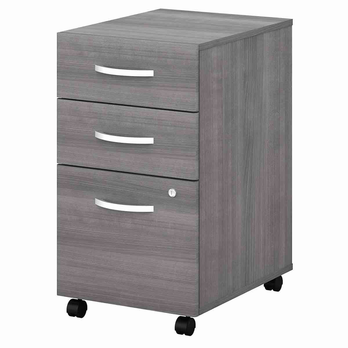 Studio C 16'' Wide 3 -Drawer File Cabinet, Gray 