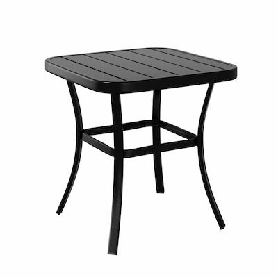 Style Selections Pelham Bay Square Outdoor End Table 20-in W x 20-in L