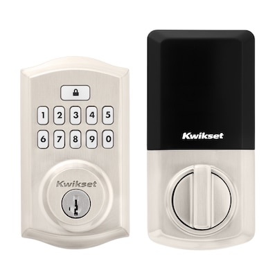 Kwikset SmartCode 260 Traditional Satin Nickel Keypad Electronic Deadbolt Lock ft. SmartKey Security Item #5