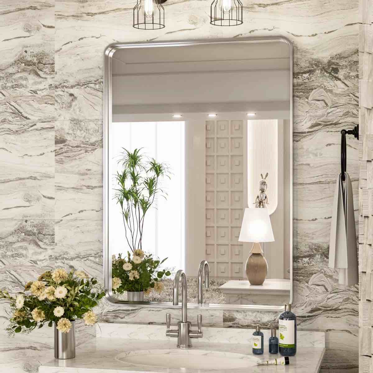 kengston modern & contemporary rectangular bathroom vanity mirrors
