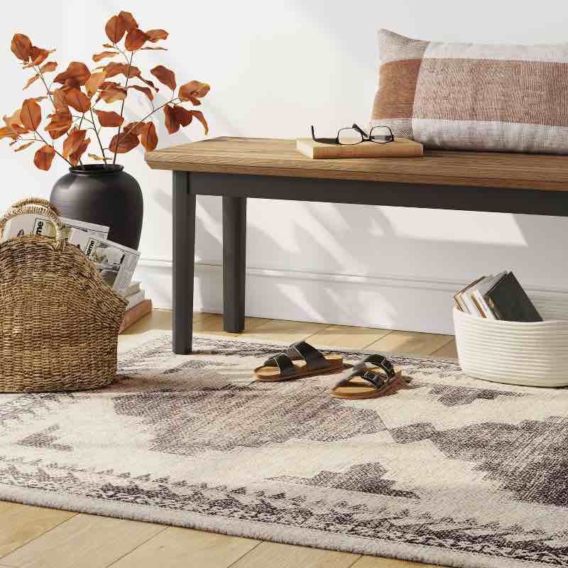 4'x6' Washable Cromwell Printed Persian Style Rug Tan - Threshold™