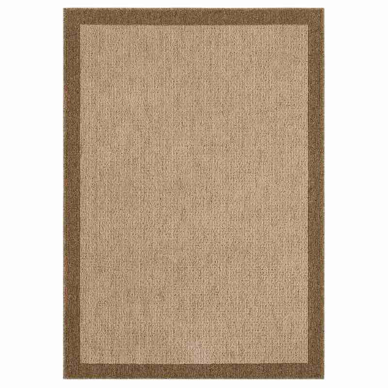 2'6"x3'10" Madison Border Washable Accent Rug Tan - Threshold™