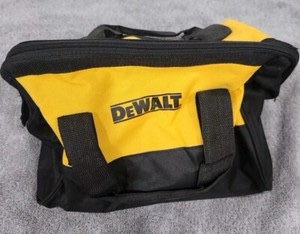 NEW DEWALT Heavy Duty Nylon Small Tool Bag Tote Bag 13" x 8" x 10" #N381993