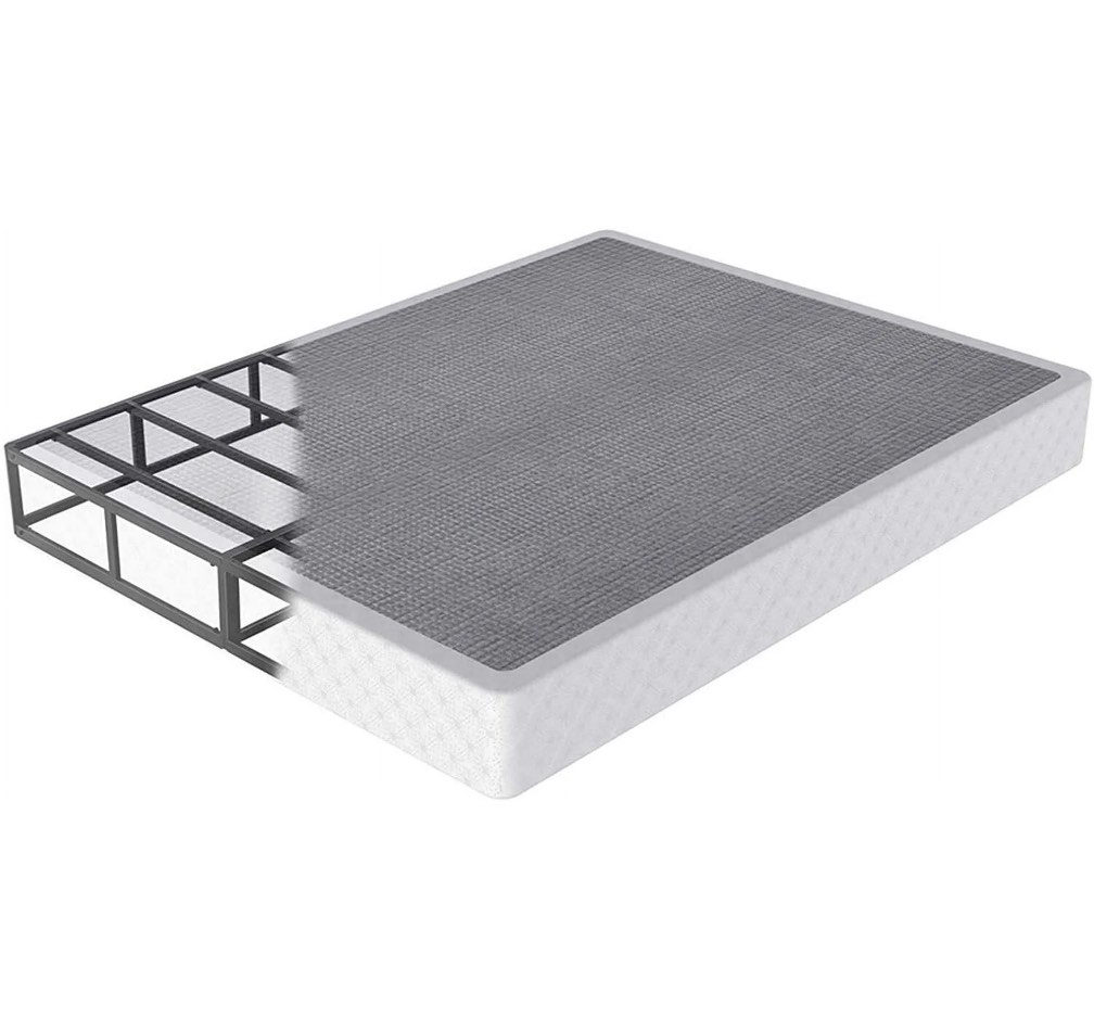 QFTIME 9" Metal Queen Box Spring, Mattress Foundation, Heavy-Duty, Easy Assembly
