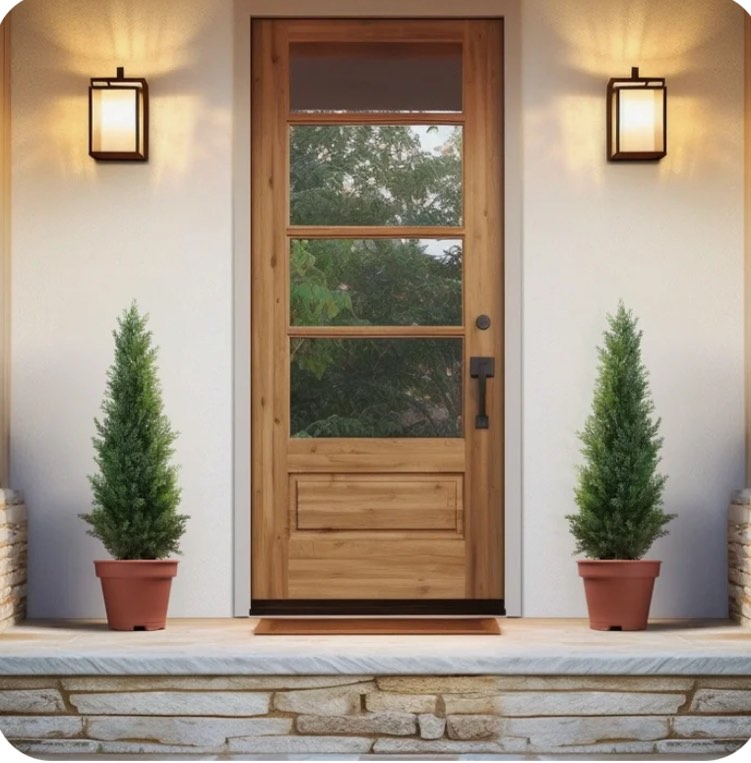 Artificial Cedar Tree 2 Pack 3 ft Outdoor Artificial Topiary Cedar Plants Fake Tree UV Rated Potted Plants for Porch Decor Faux Pine Tree for Perfect Housewarming Gift
