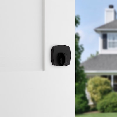 Kwikset Midtown Matte Black Single Cylinder Deadbolt ft. SmartKey Security