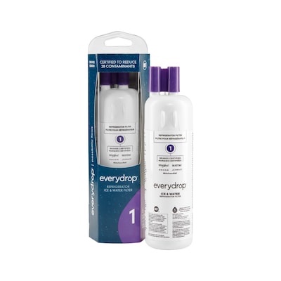 whirlpool - everydrop 1 ice and water filter - white