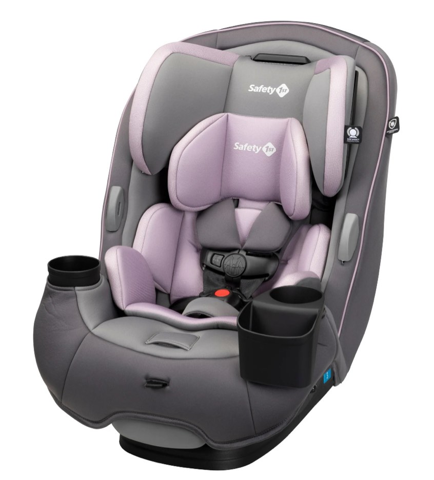 Safety 1st Grow and Go Sprint All-in-One Convertible Car Seat, Cranberry Ice II, Infant & Toddler, Unisex