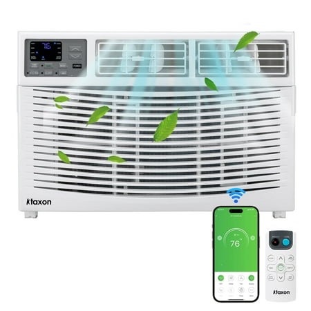 Ktaxon 18000BTU Window Air Conditioner With WiFi and Eco Mode for Medium Rooms