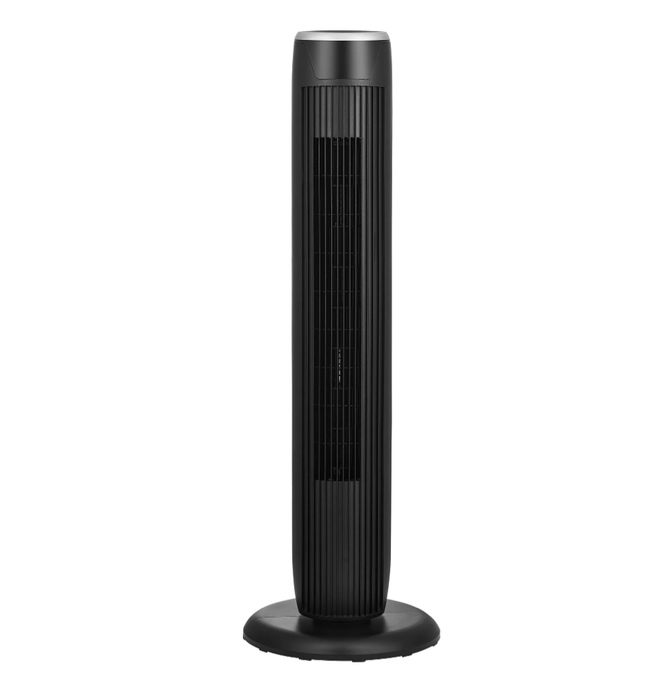 Mainstays 36" Tall 3-Speed Oscillating Tower Fan, MSWMT24JR, New, Black