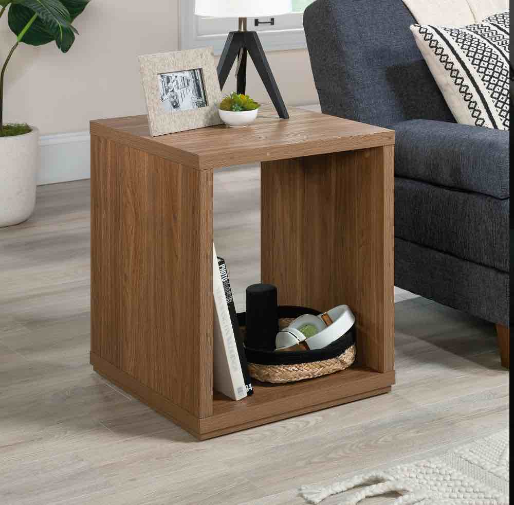 Mainstays Westley End Table, Warm Walnut Finish