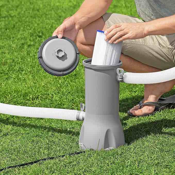 bestway flowclear 1,000 gallons per hour above ground swimming ...