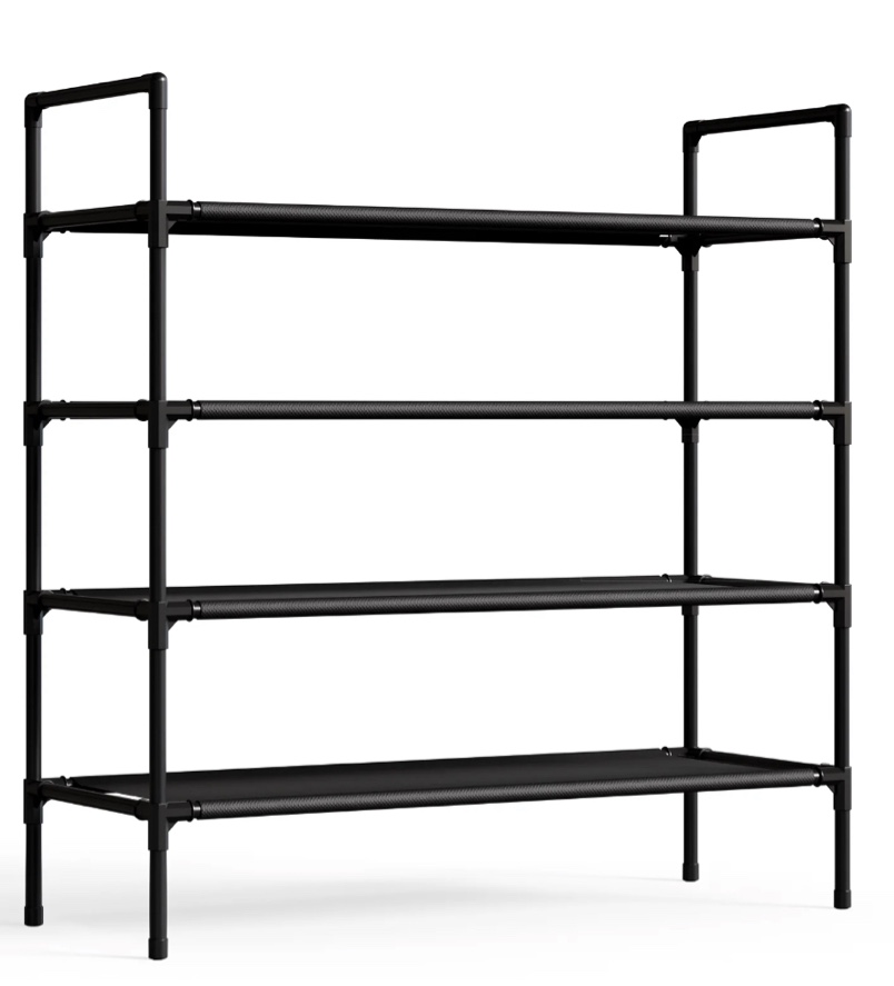 Sakugi 4-Tier Sturdy Shoe Rack,  2X-Large Shoe Shelf Holds up to 20 Pairs of Shoes
