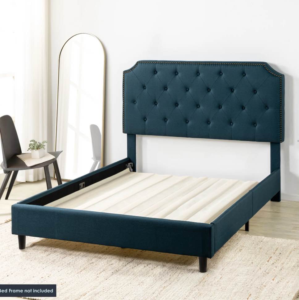 Mellow Wood Bed Slat Board with Fabric Cover, Vertical Mattress Support for Bed Frames, Box Spring or Bed Slat Replacement, Twin