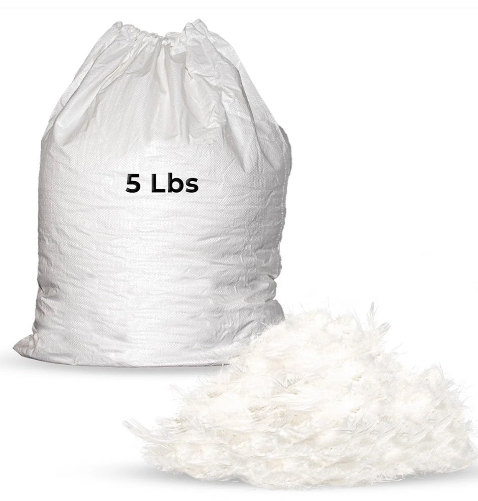 NEXTGEN Premium White Down/Goose Feathers 10/90 Stuffing & Fill Hypoallergenic Pillow Filling, restuffing, Fluffing, for Cushions, Comforters, Jackets - for DIY Projects and Home Décor