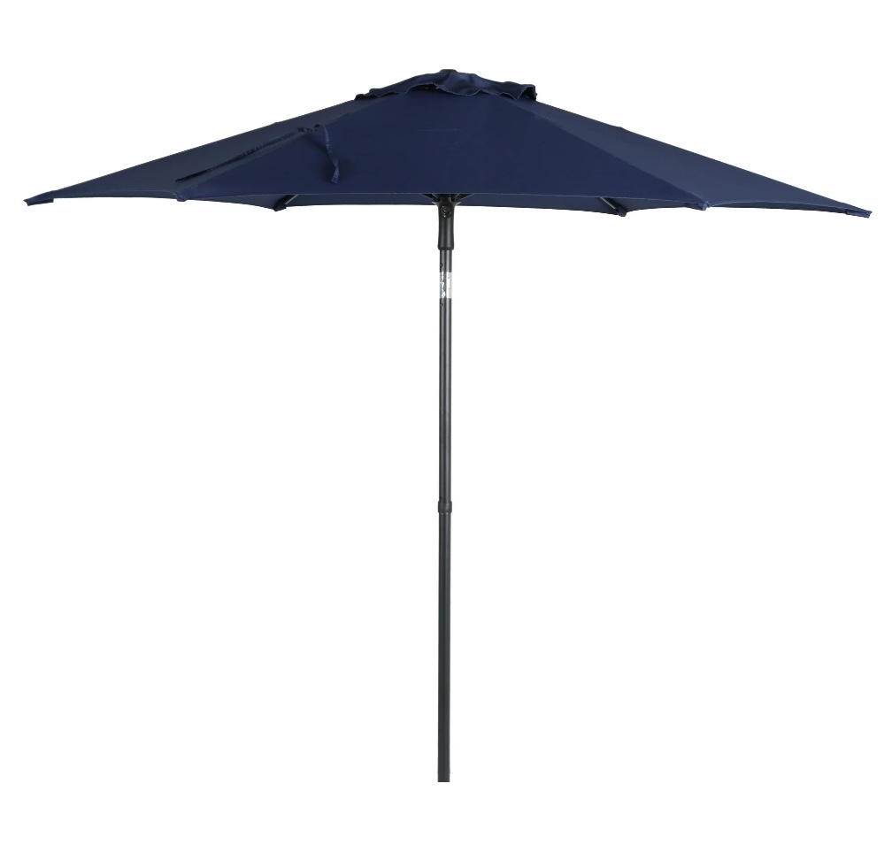Mainstays 7.5' Navy Push-up and Tilt Market Patio Umbrella