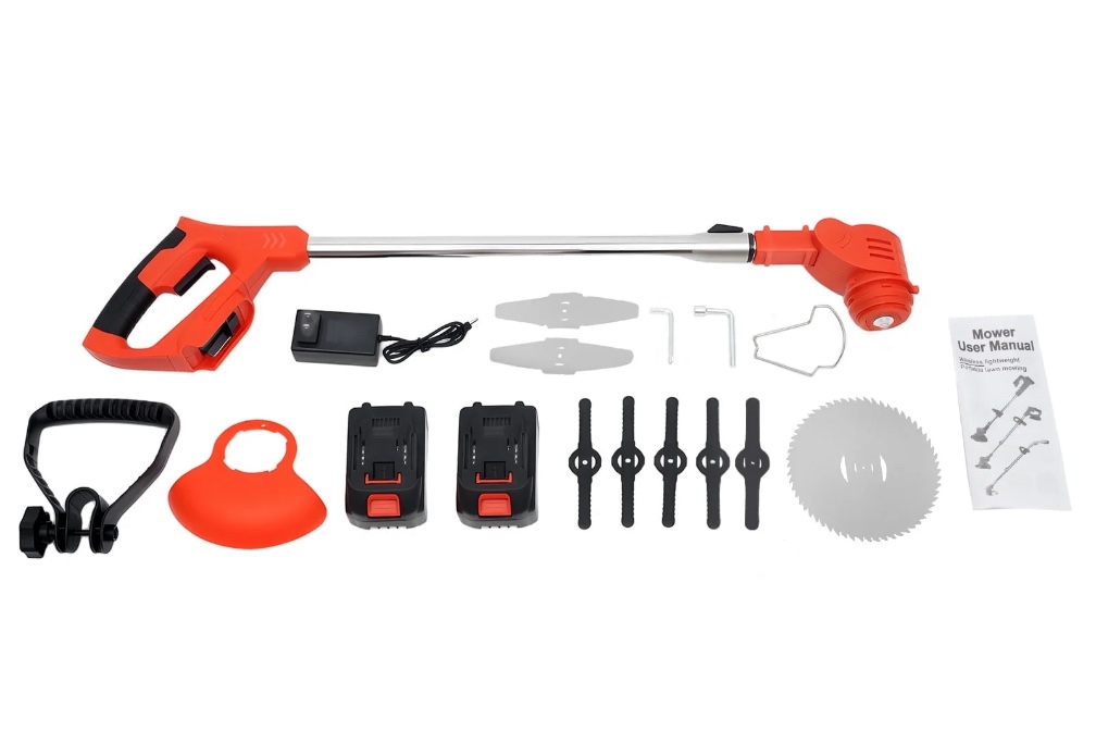 ChicHomey Weed Wacker and String Trimmer, 21V Batteries, 3 Blades Adjustable Length - Lightweight Lawn Edger & Brush Cutter for Yard and Garden (( Tool Only  ))’
