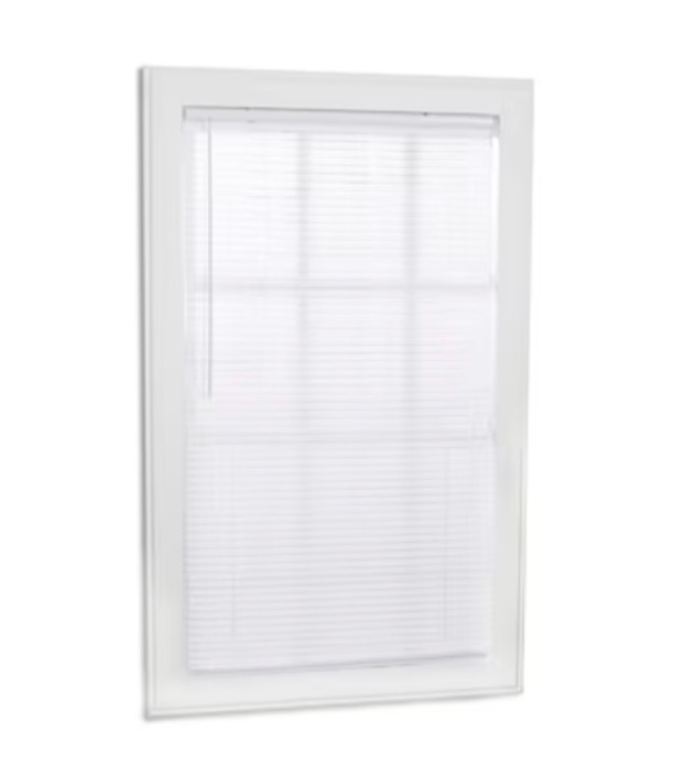 allen + roth TDBU Blackout 29-in x 72-in White Room Darkening Blackout Cordless Top-
