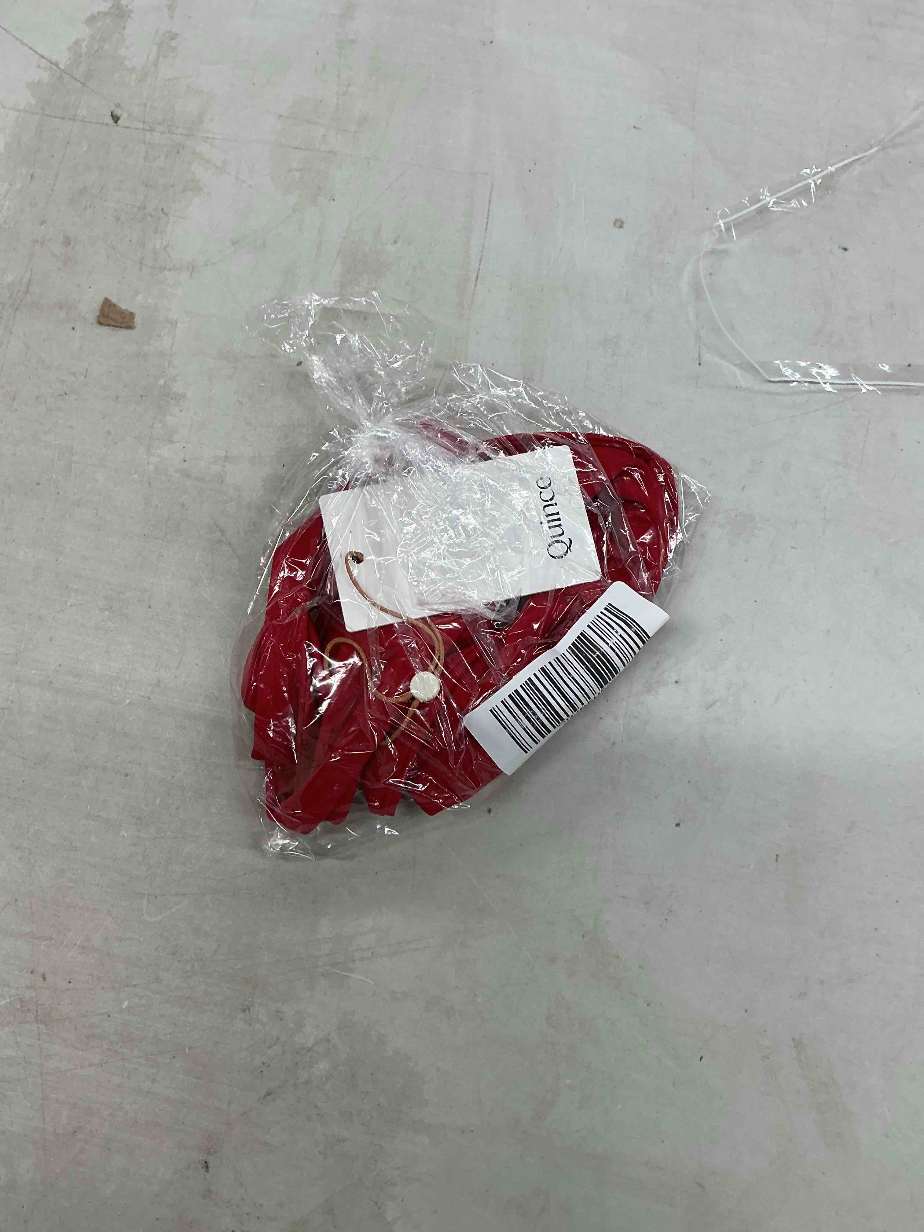 Condition photo showing Good Condition for quince italian high-leg bikini bottom, s, cherry