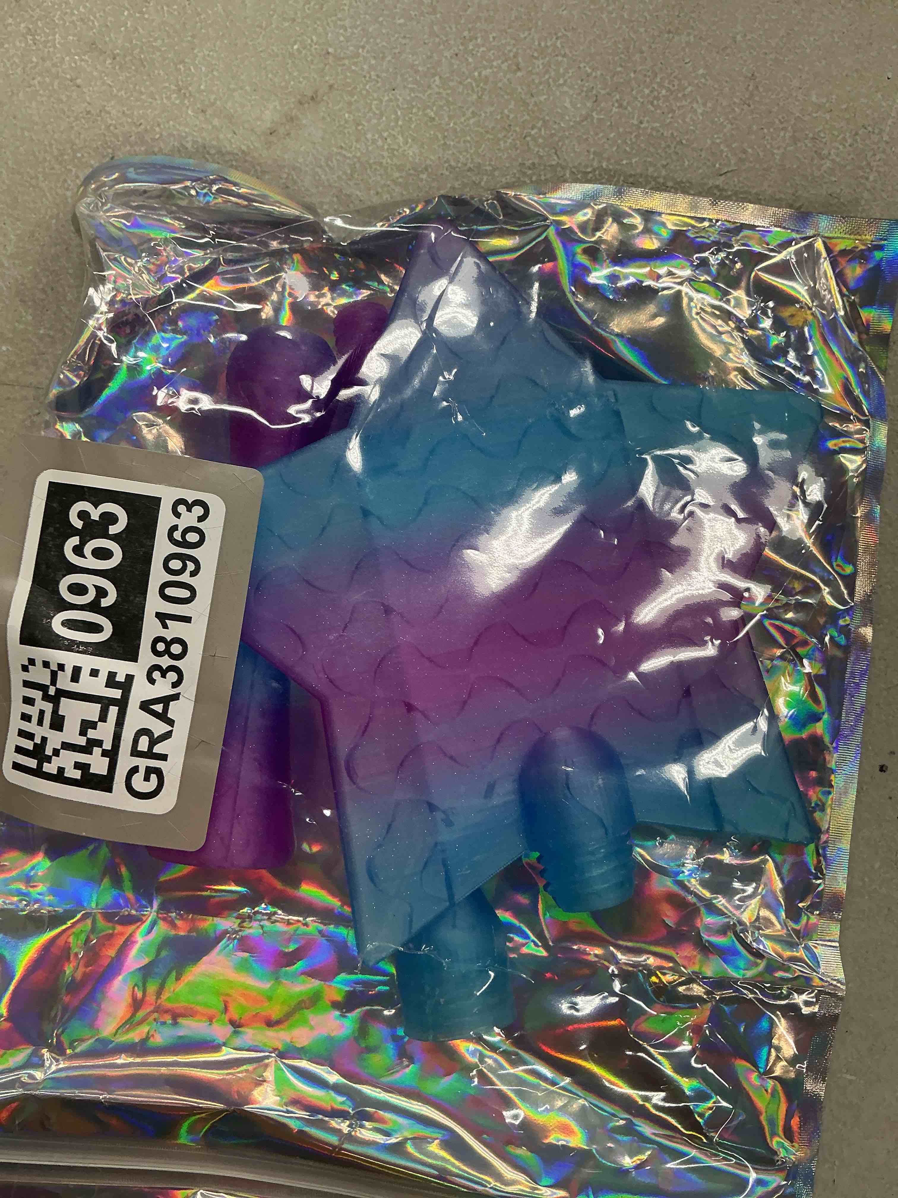 Condition photo showing Good Condition for credit card wand 3d printed tap to pay wand,magic fairy wand credit card holder,star magic wands contactless payment card holder for debit nfc checkout cards payment for party favors gifts,purple purple blue
