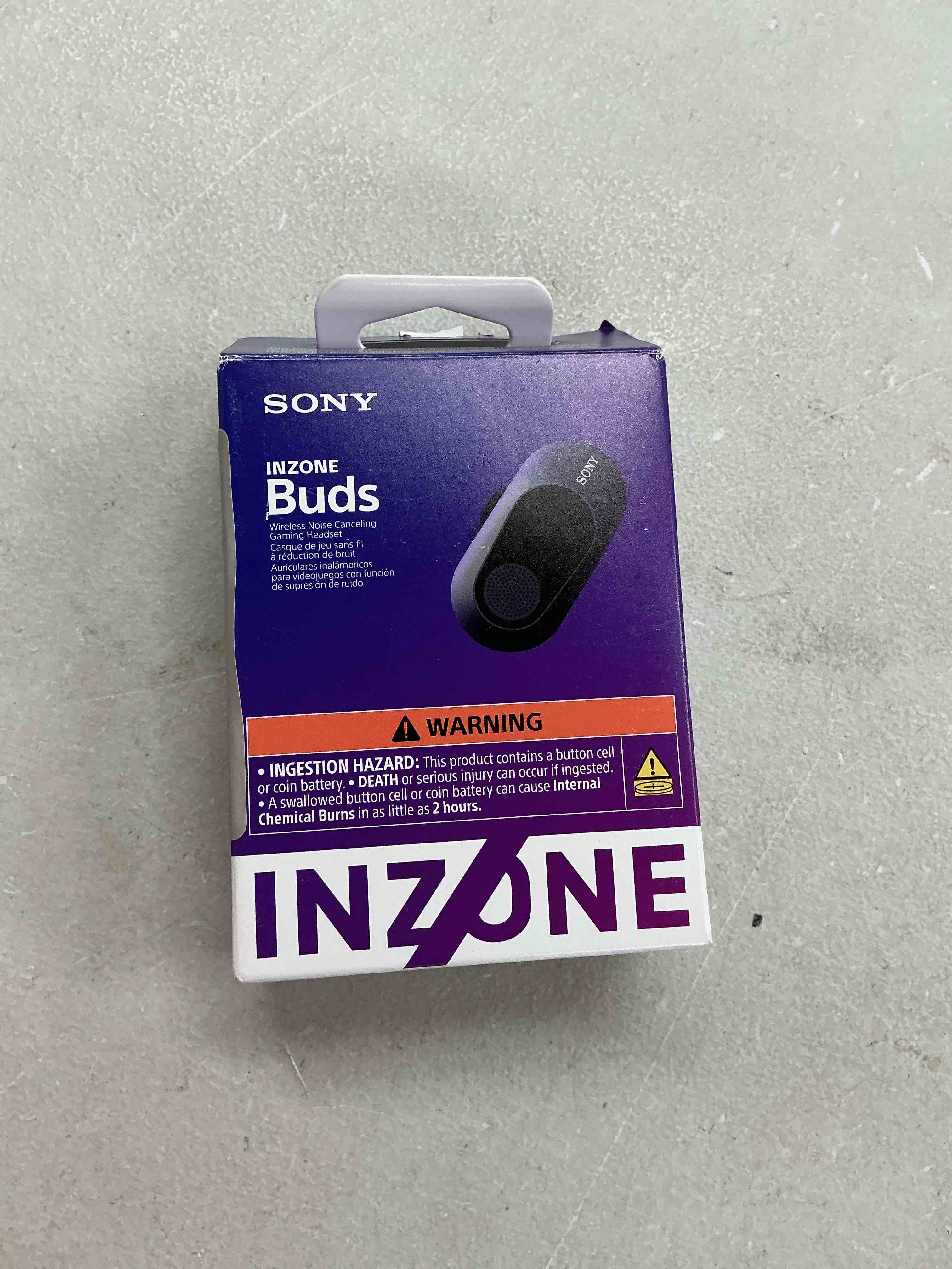 Condition photo showing Good Condition for sony inzone buds wireless gaming earbuds, perfect for playstation® 5, for pc/ps5/switch/mobile, 48hr battery with case, noise canceling, 360 spatial sound, 2.4ghz usb-c dongle, wf-g700n black black buds