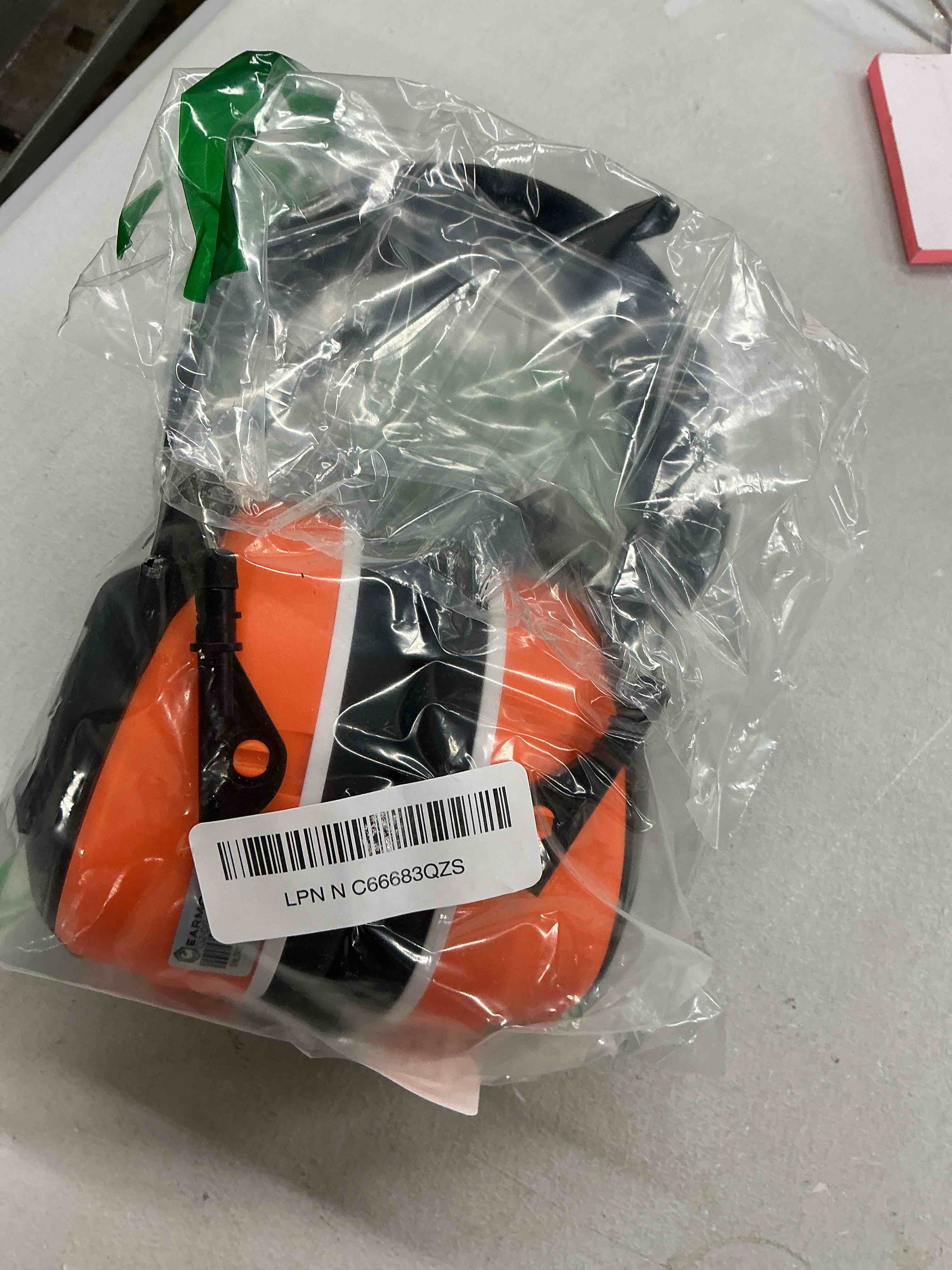 Condition photo showing Good Condition for earmor fm radio headphones with digital display & mic, rechargeable wireless bluetooth hearing protection ear muffs for noise reduction and sound amplification, nrr 28db for mowing snowblowing