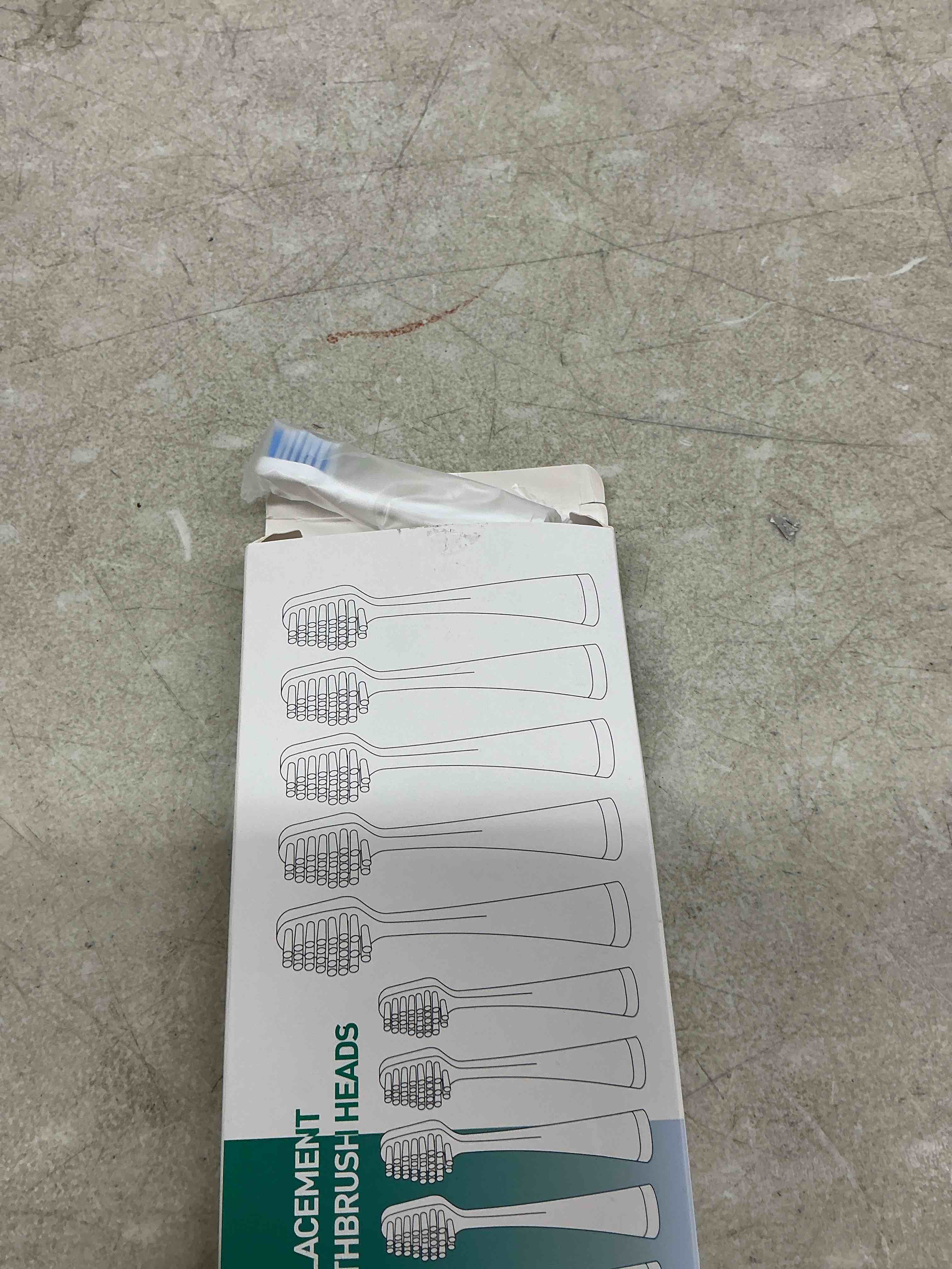 Condition photo showing Good Condition for replacement toothbrush heads for waterpik complete care 5.0/9.0 tooth brush, and for aquasonic duo series and home dental center electric toothbrush, 10 count, white white 1 count (pack of 10)