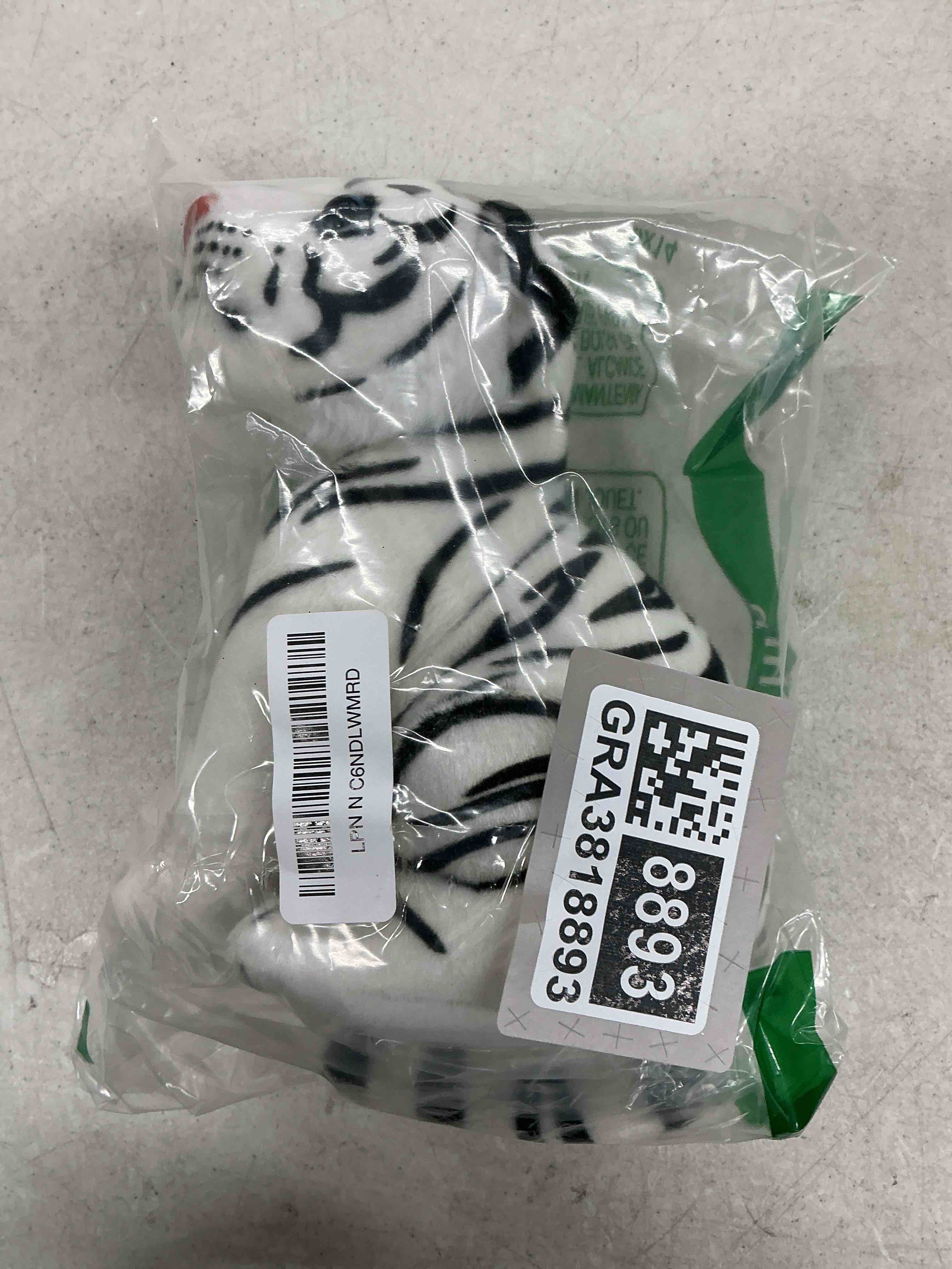 Condition photo showing Good Condition for gudves white tiger plush toy - 7.8" stuffed animal by tiger tale toys, cute & lifelike kids' gift 7.8 in white tiger