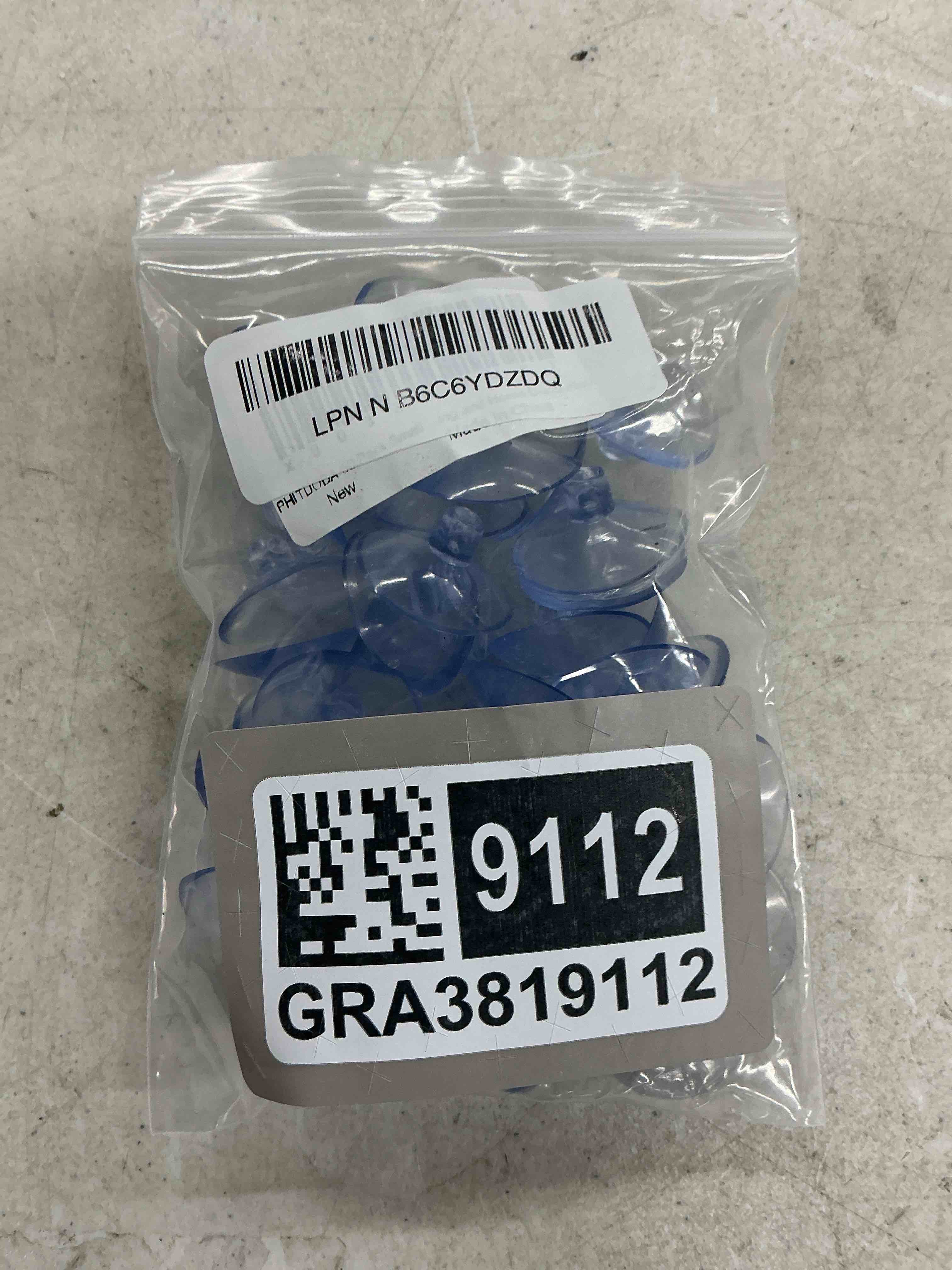 Condition photo showing Good Condition for 50 pack small suction cups 20mm, suction cups with holes for glass table tops,prevent table tops sliding and home decoration