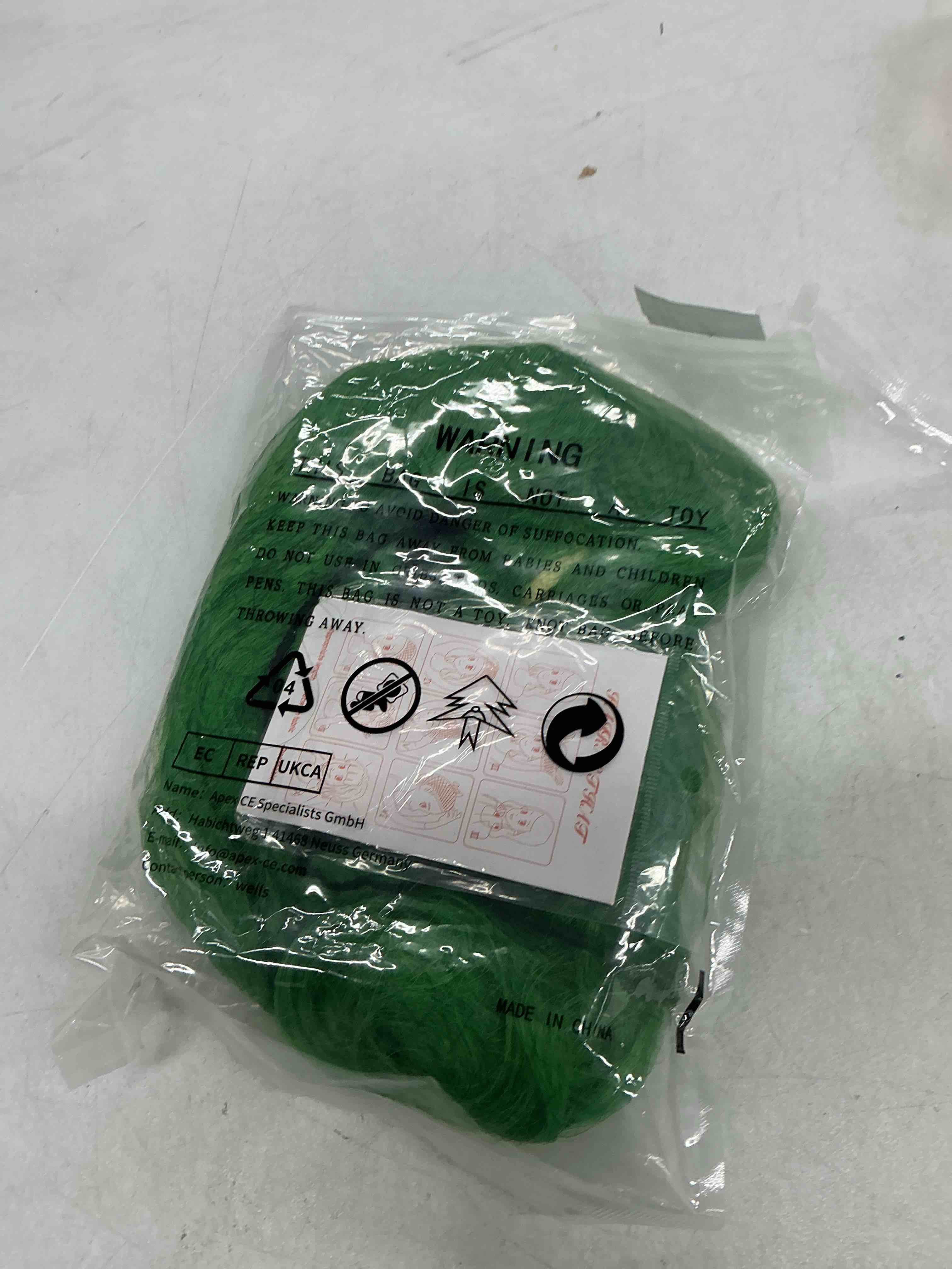 Condition photo showing Good Condition for topcosplay women patrick wigs green long big wavy halloween cosplay costume wig harajuku lolita style