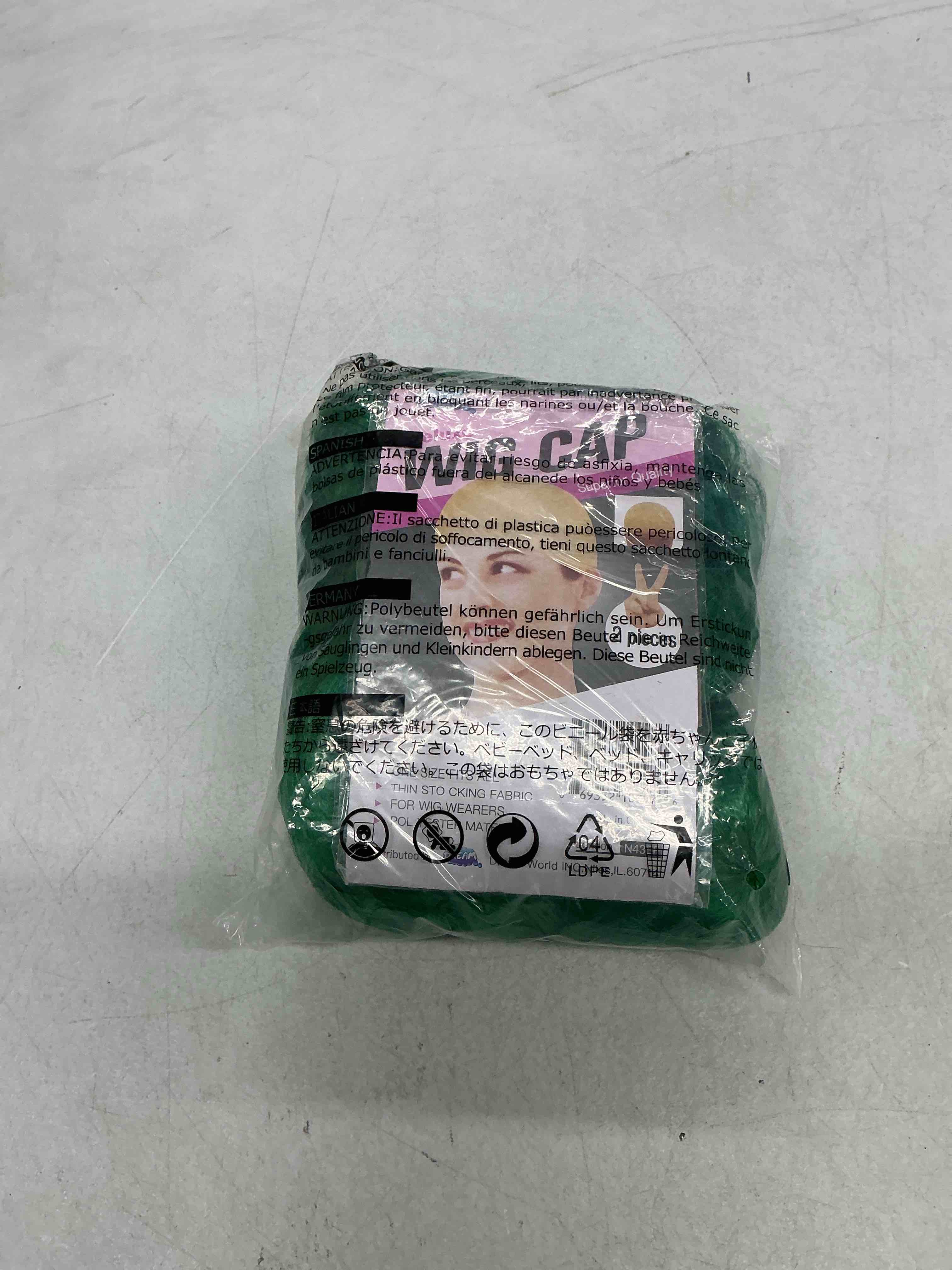 Condition photo showing Good Condition for rbenxia curly cosplay wig long hair heat resistant spiral costume wigs (gradient green)