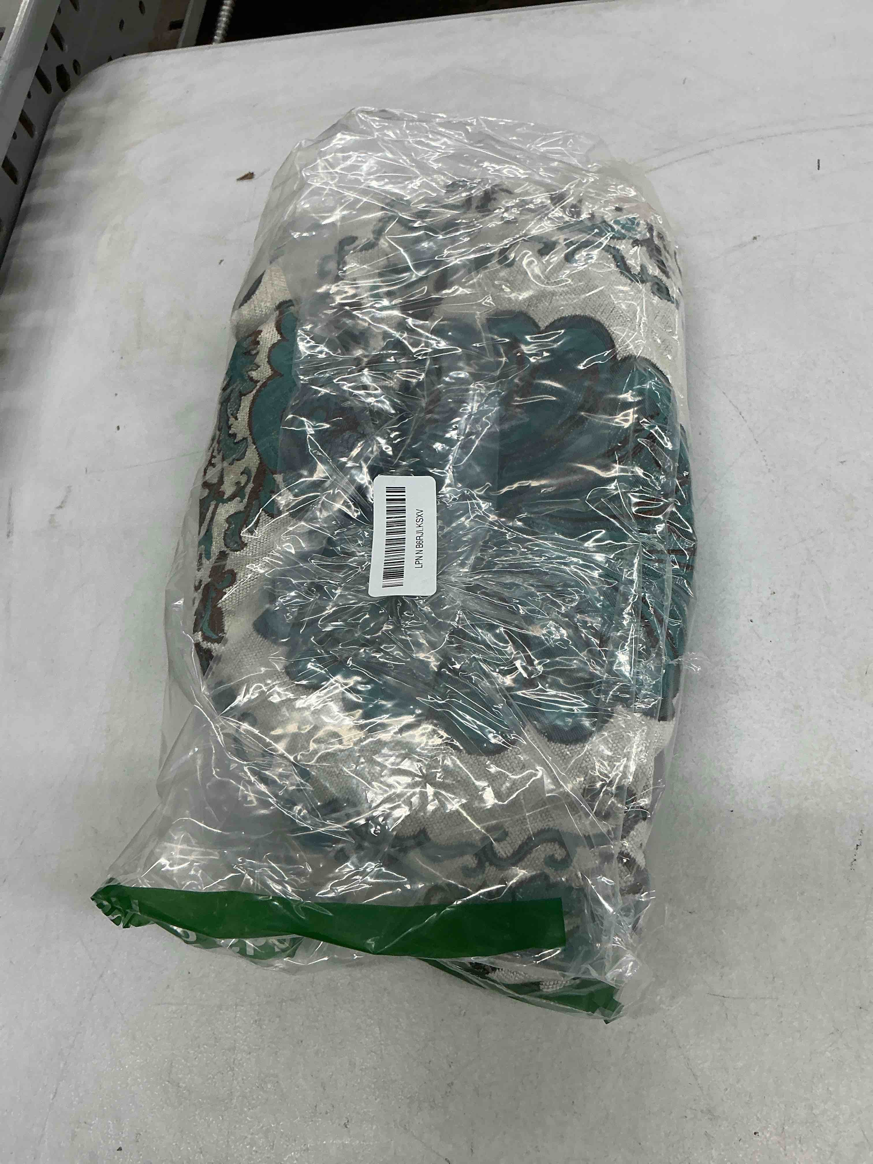 Condition photo showing Good Condition for embroidery luxury table runner jacquard fabric table runner with multi-tassels for dining room dresser wedding party decorations, 13" x 62", beige beige 13" x 62"