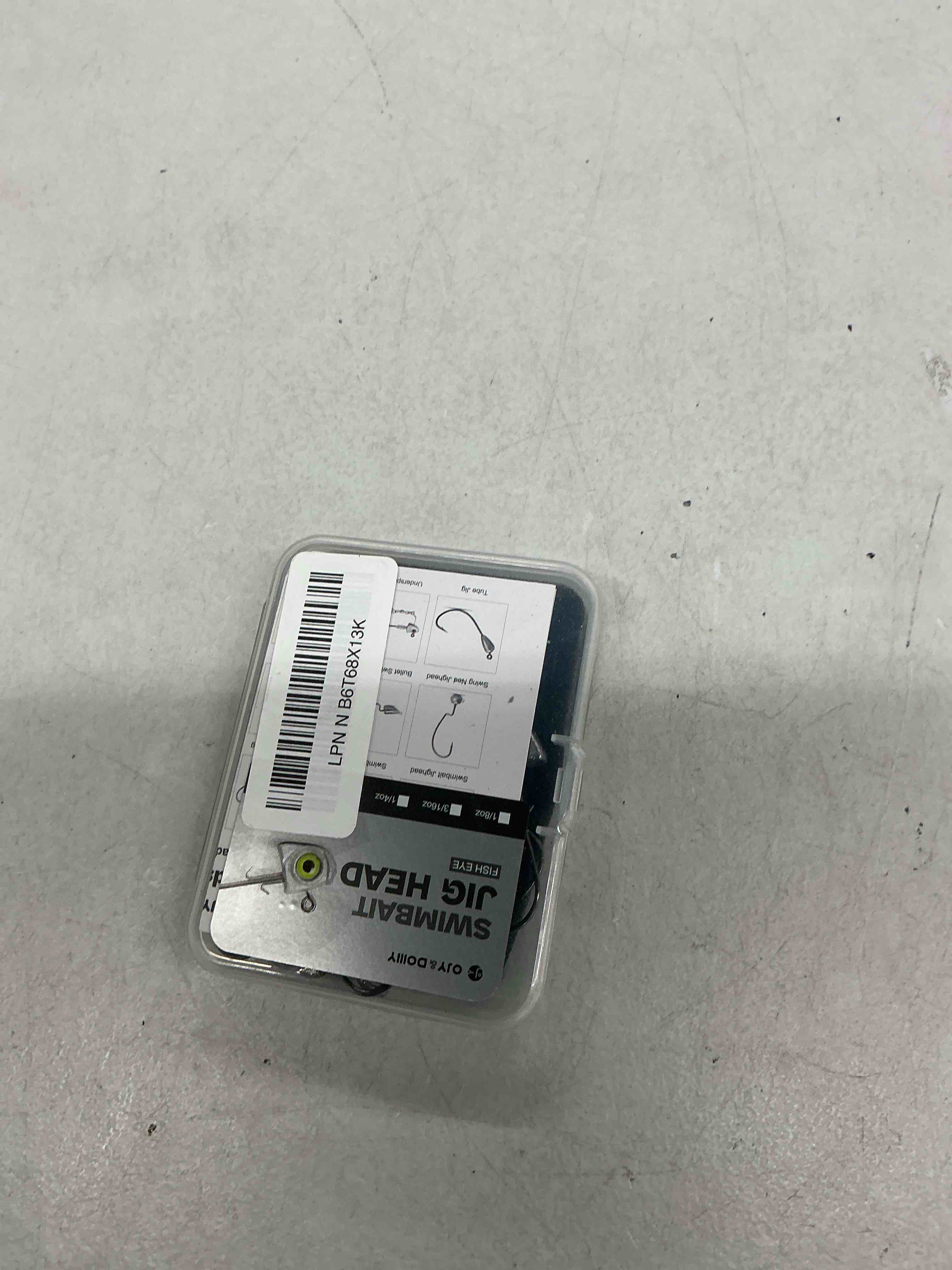 Condition photo showing Good Condition for ojy&doiiiy swimbait jig heads with chartreuse fish eye, 1/8 3/16 1/4 3/8 1/2oz jigheads for freshwater&saltwater fishing 10/15 pack unpainted 3/8oz - 15pcs