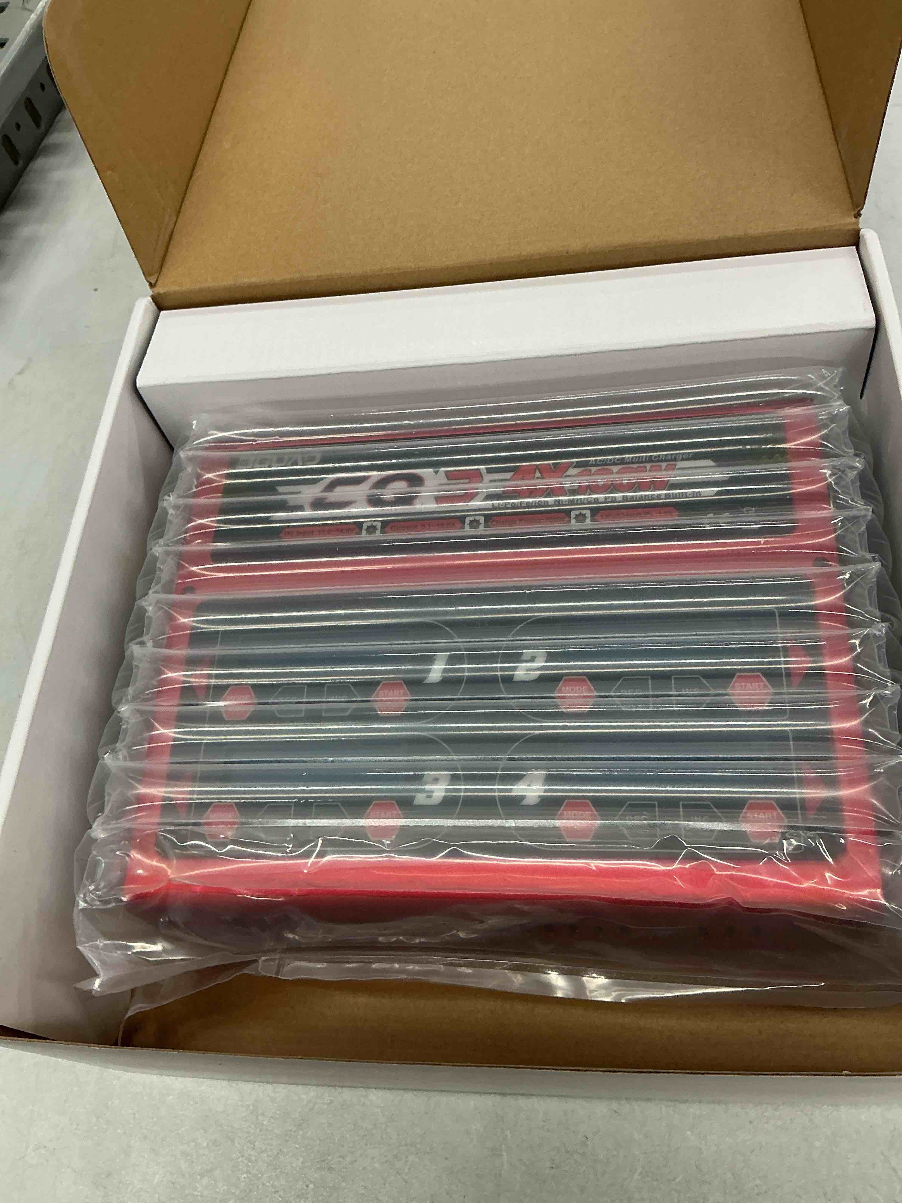 Condition photo showing New/Like New for bguad cq3 10a 100w 1-6s 100wx4/10ax4 balance charger with jst_xh adapter board for lipo life nimh nicd battery