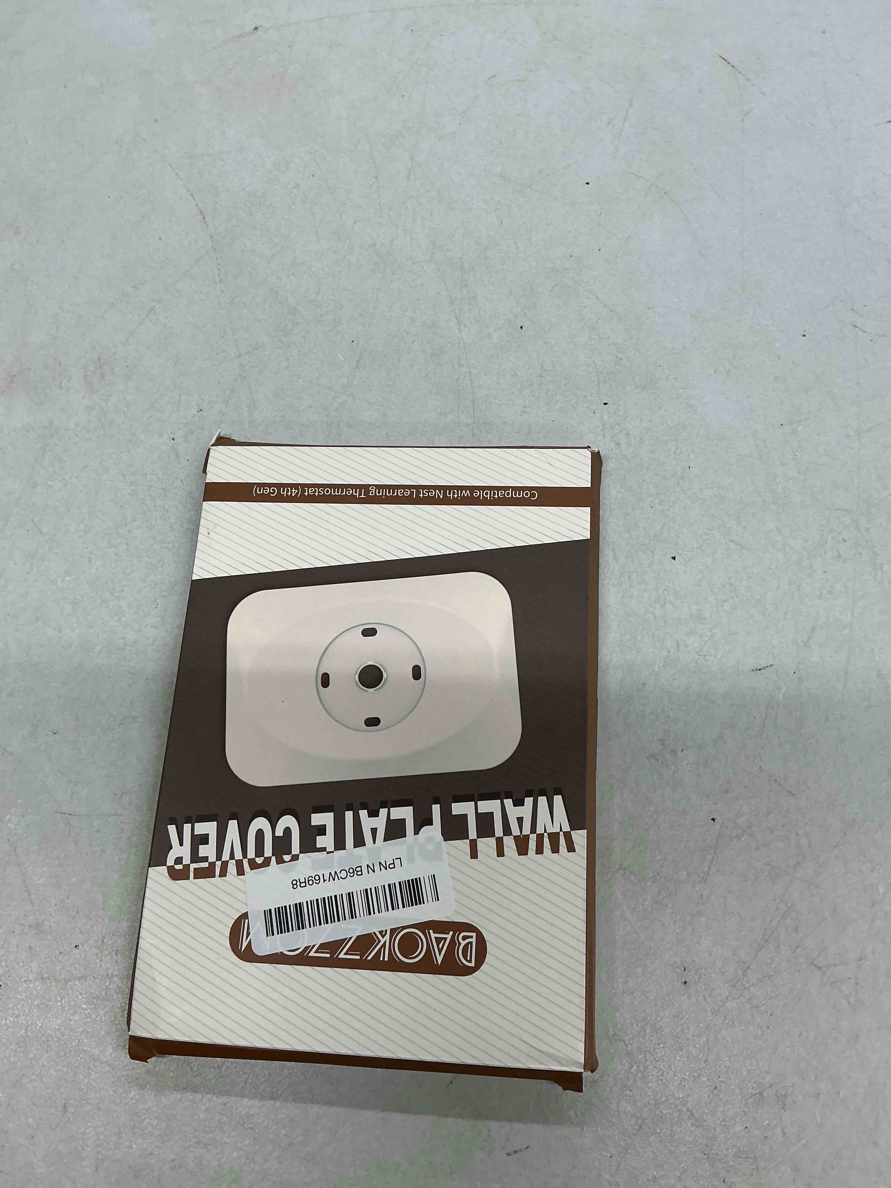 Condition photo showing Good Condition for wall plate cover compatible with google nest learning thermostat (4th gen), practical trim kit for nest learning thermostat 4, snap fit design, snap fit design (biege, 1 pack) 1 pack biege