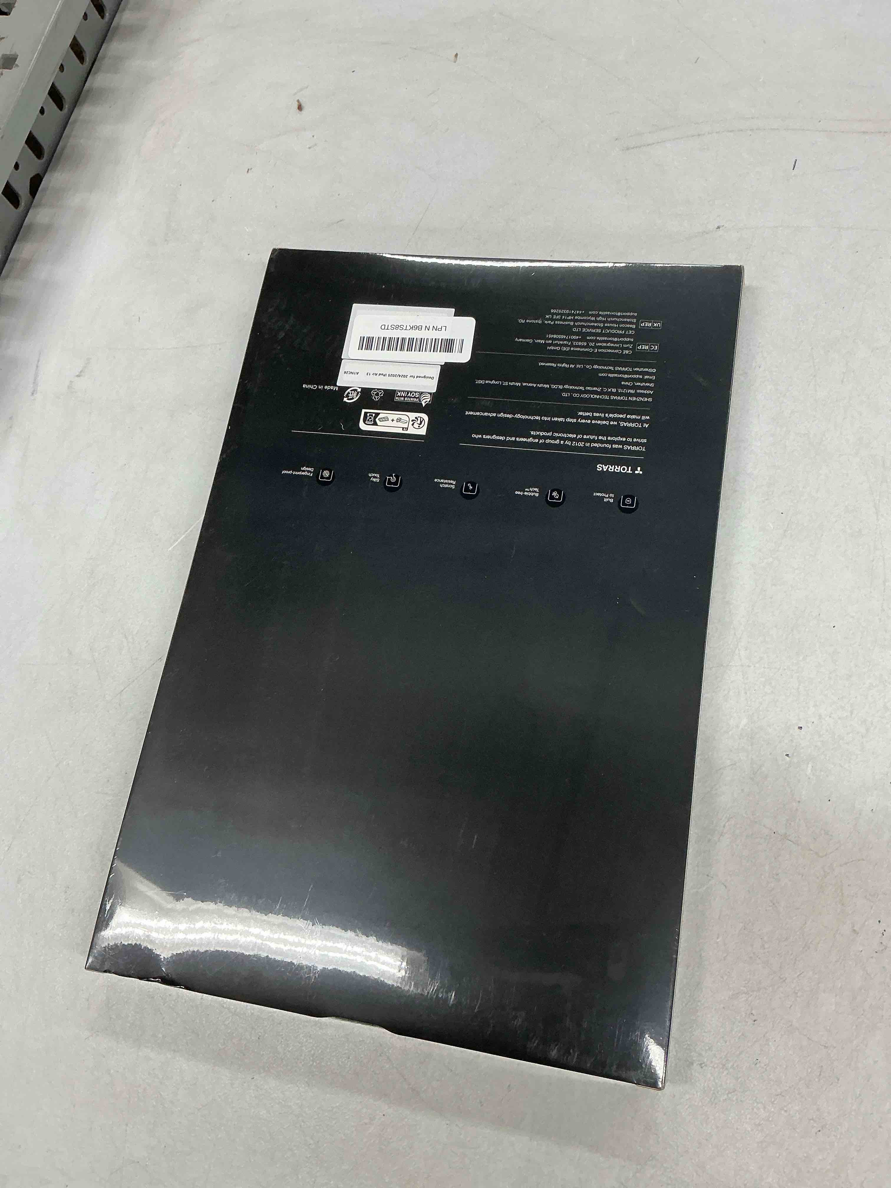Condition photo showing New/Like New for torras for ipad air 13 inch screen protector m4 2026, m3 2025, m2 2024, military grade shatterproof, top 9h+ tempered glass, one-pull installation, anti-scratch, bubble free, hd clarity ipad air 13 (m4/m3/m2)