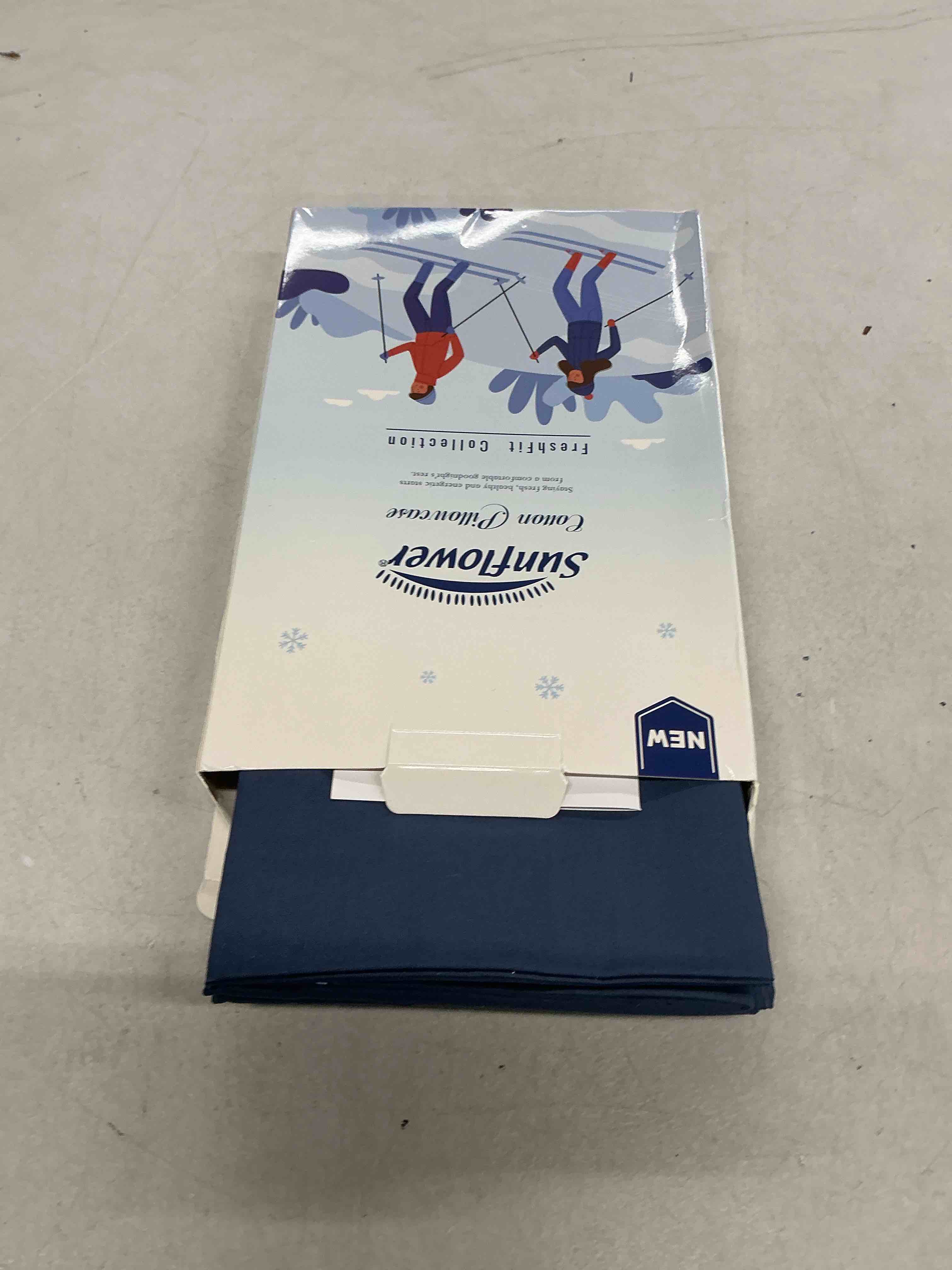 Condition photo showing Good Condition for sunflower body pillowcase 100% cotton long pillow cover/case envelope closure 1 pack, 20×54 inches crown blue, soft and breathable body (20"x54") crown blue