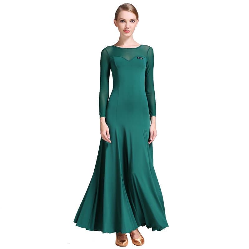 Dress elegant women color green size XXL