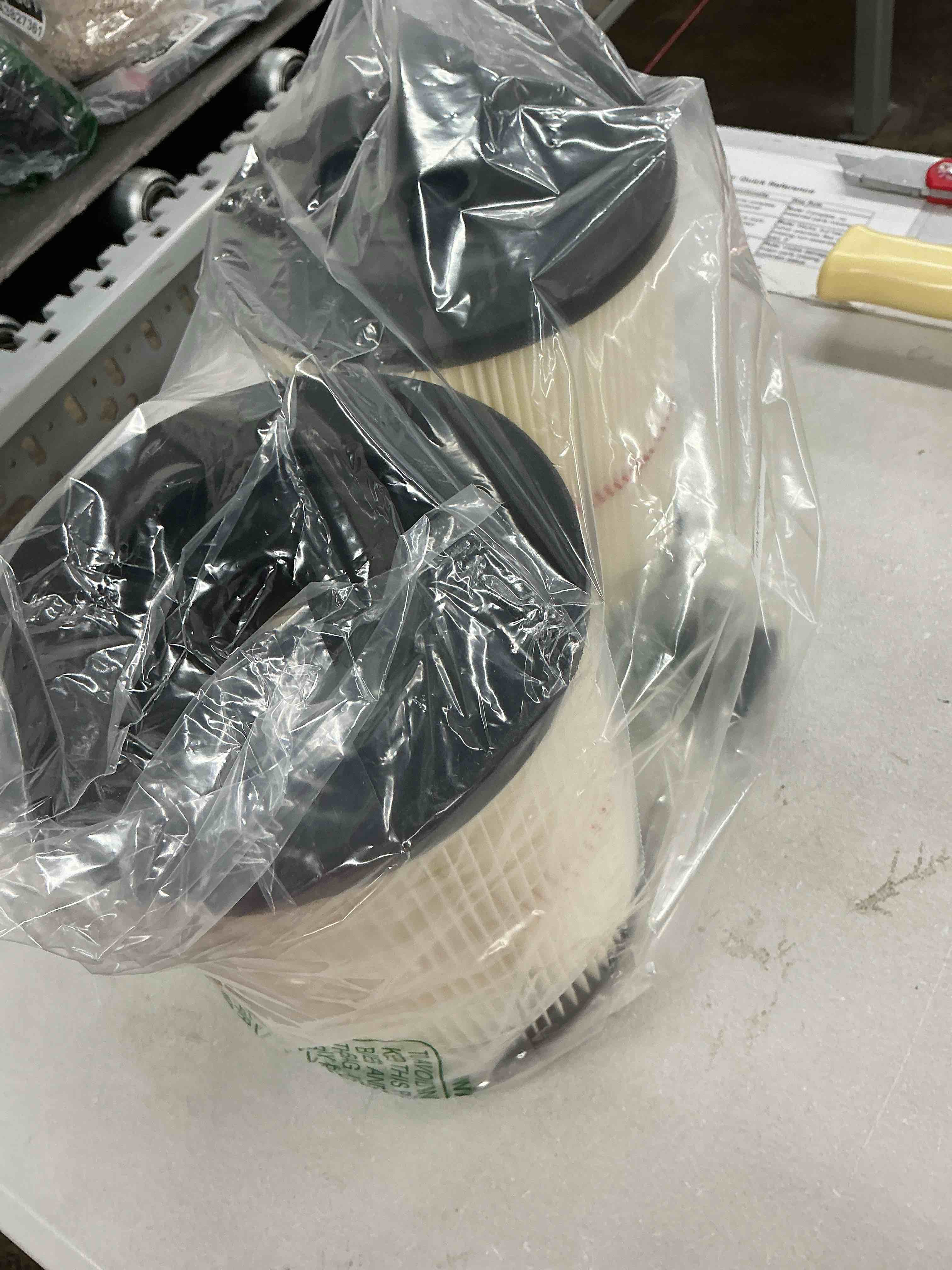 Condition photo showing Good Condition for 17816 filter for craftsman shop vac air filter, replacement for craftsman wet dry vac filter for craftsman 9-17816 vacuum filter 5 6 8 12 16 gallon and larger vacuum cleaner 2 pack 2 pack white