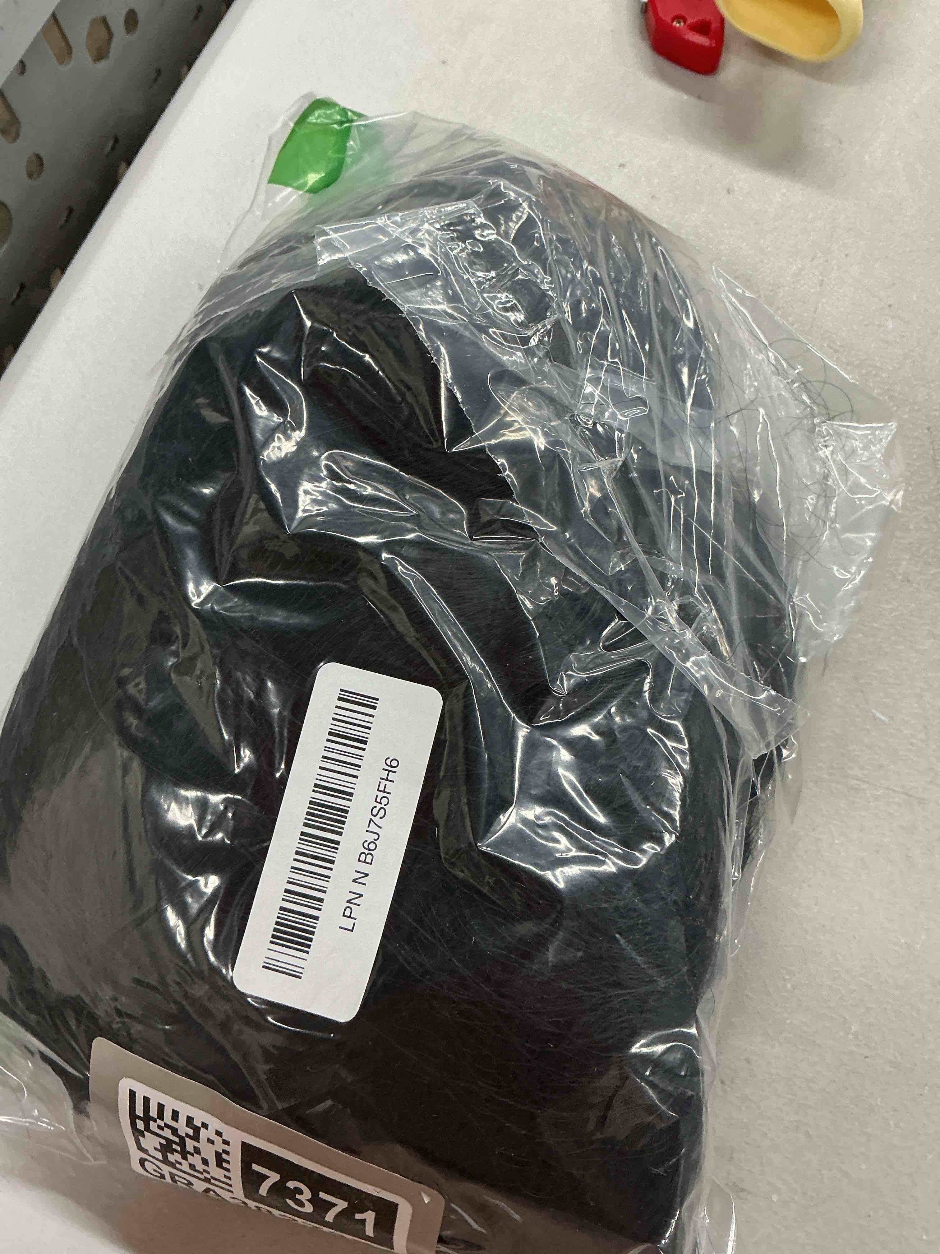 Condition photo showing Good Condition for elesty 13 * 4 long wavy black hair synthetic lace front wigs for women loose curly natural hairline heat resistant fiber lace front wigs water wave free part glueless wigs cosplay dairly use 24inch m1b