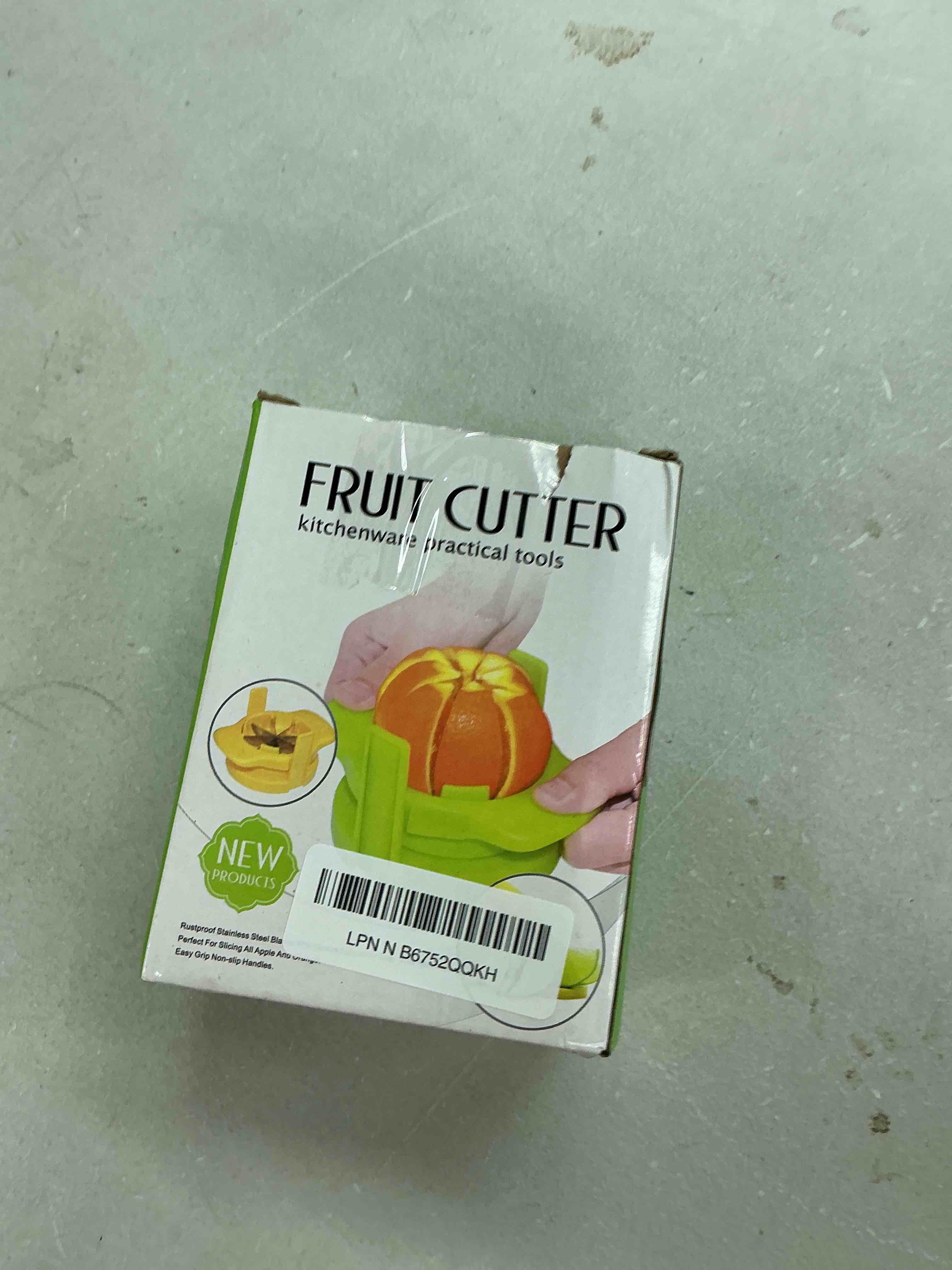 Condition photo showing Good Condition for fruit slicer divider lemon slicer kitchen multipurpose stainless steel orange slitter fruit cutter kitchen accessories(random color)