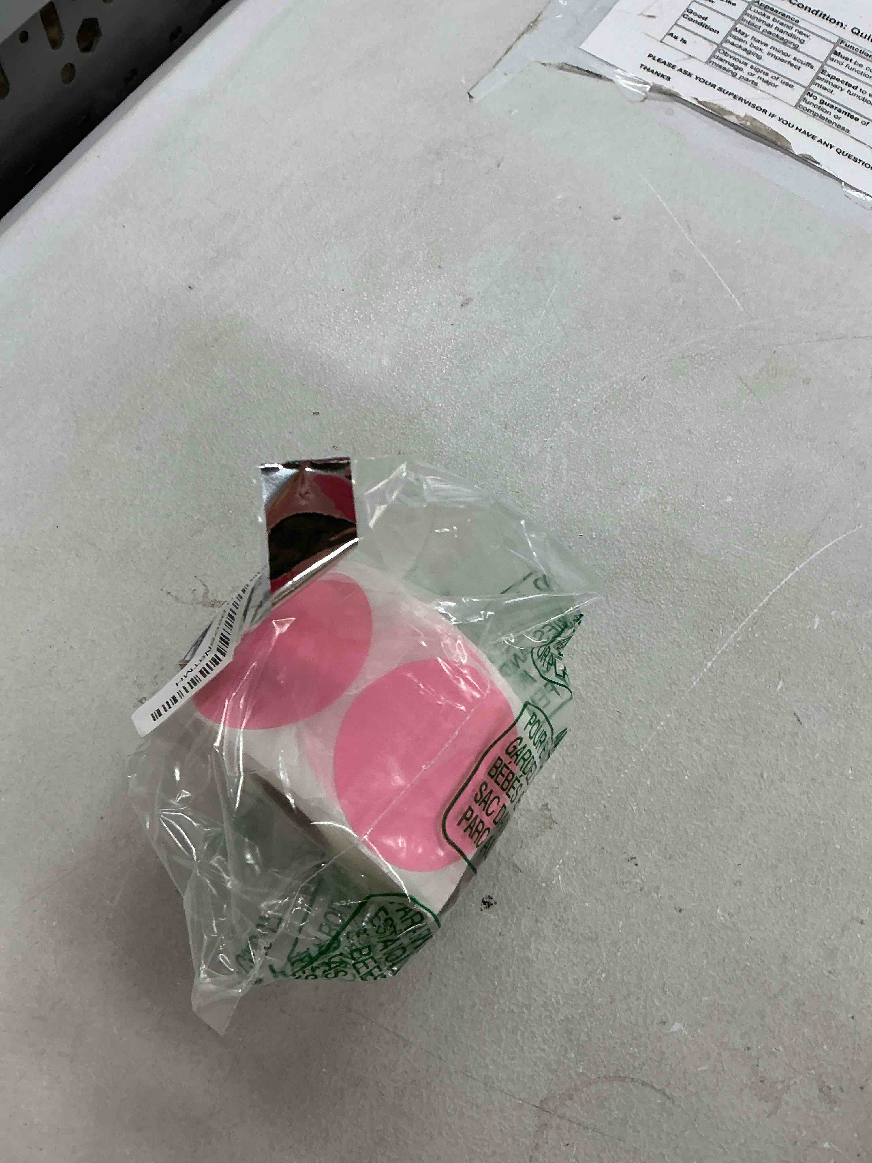 Condition photo showing Good Condition for misofuki 2" 750 labels pink circle direct thermal stickers labels roll compatible with zebra, rollo, munbyn, self-adhesive round direct thermal labels c-1-pk