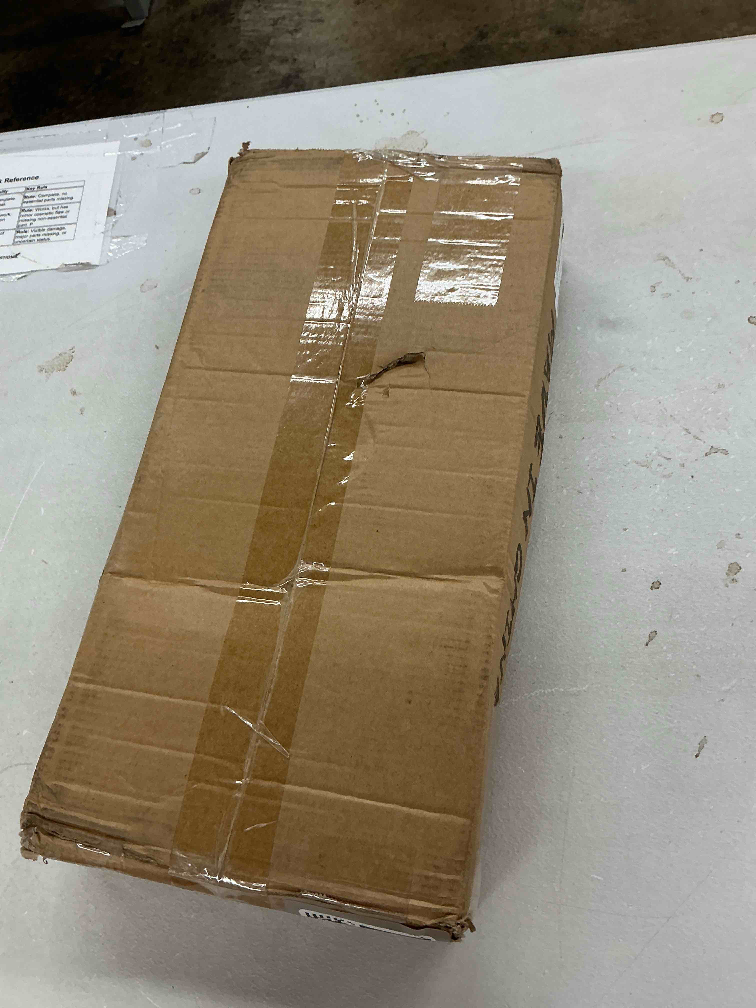 Condition photo showing Good Condition for 57"–42" height adjustable gold easel stand for signs, 4 display modes, stable at any position with 4 hooks – perfect welcome sign stand, heavy duty easel stand for wedding sign,parties, art & events