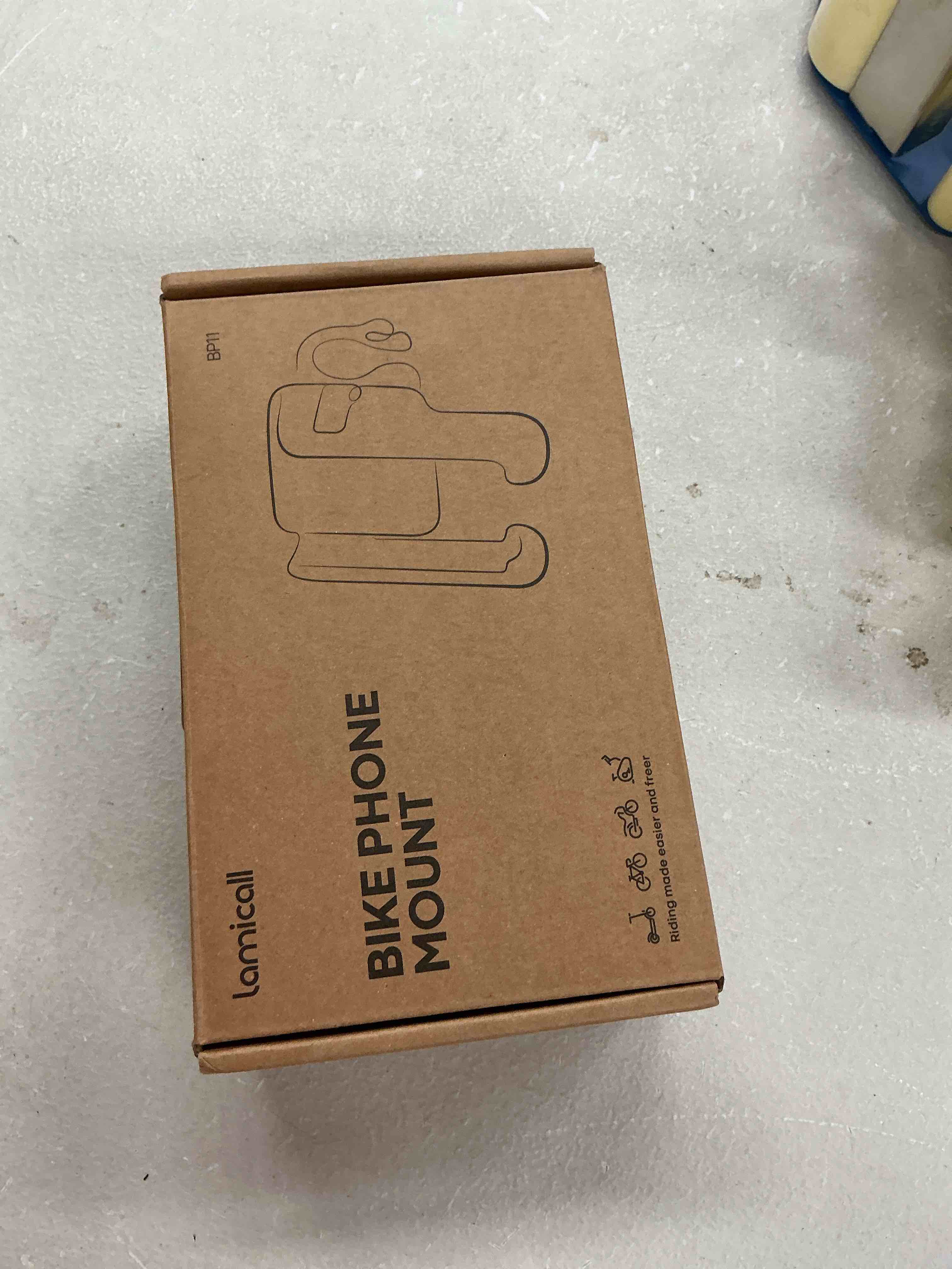 Condition photo showing Good Condition for lamicall motorcycle bike phone mount - [no block camera] [1s lock] bike cell phone holder clamp, bicycle scooter handlebar clip, gifts for iphone 17 16 15 14 pro max, galaxy s25 ultra, 4.7-7" phones black