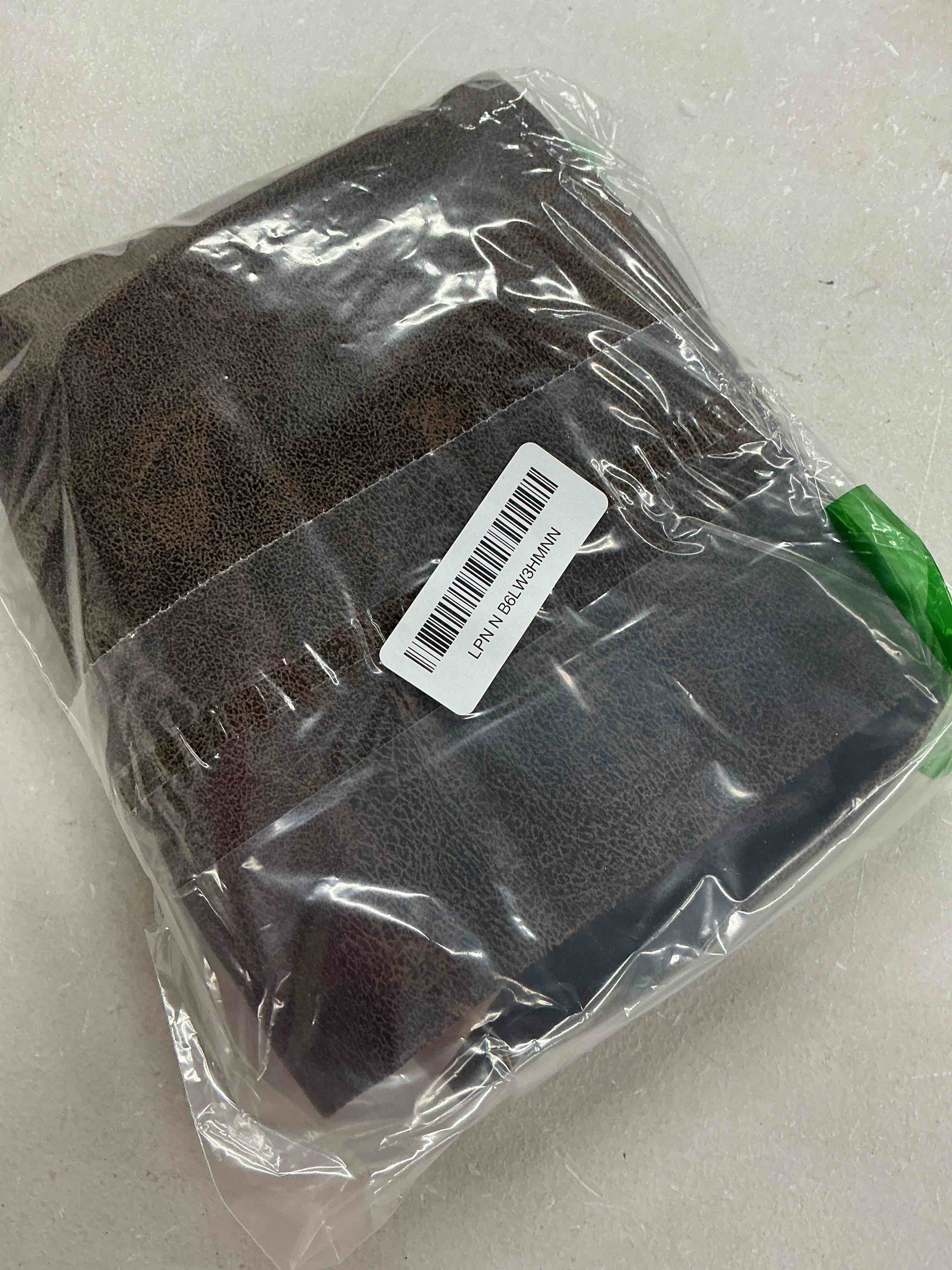 Condition photo showing Good Condition for leather look couch arm covers set of 2 armrest covers for sofa chair arm protectors stretch armchair slipcovers with pockets washable spandex fabric (medium, brown) brown-02 medium