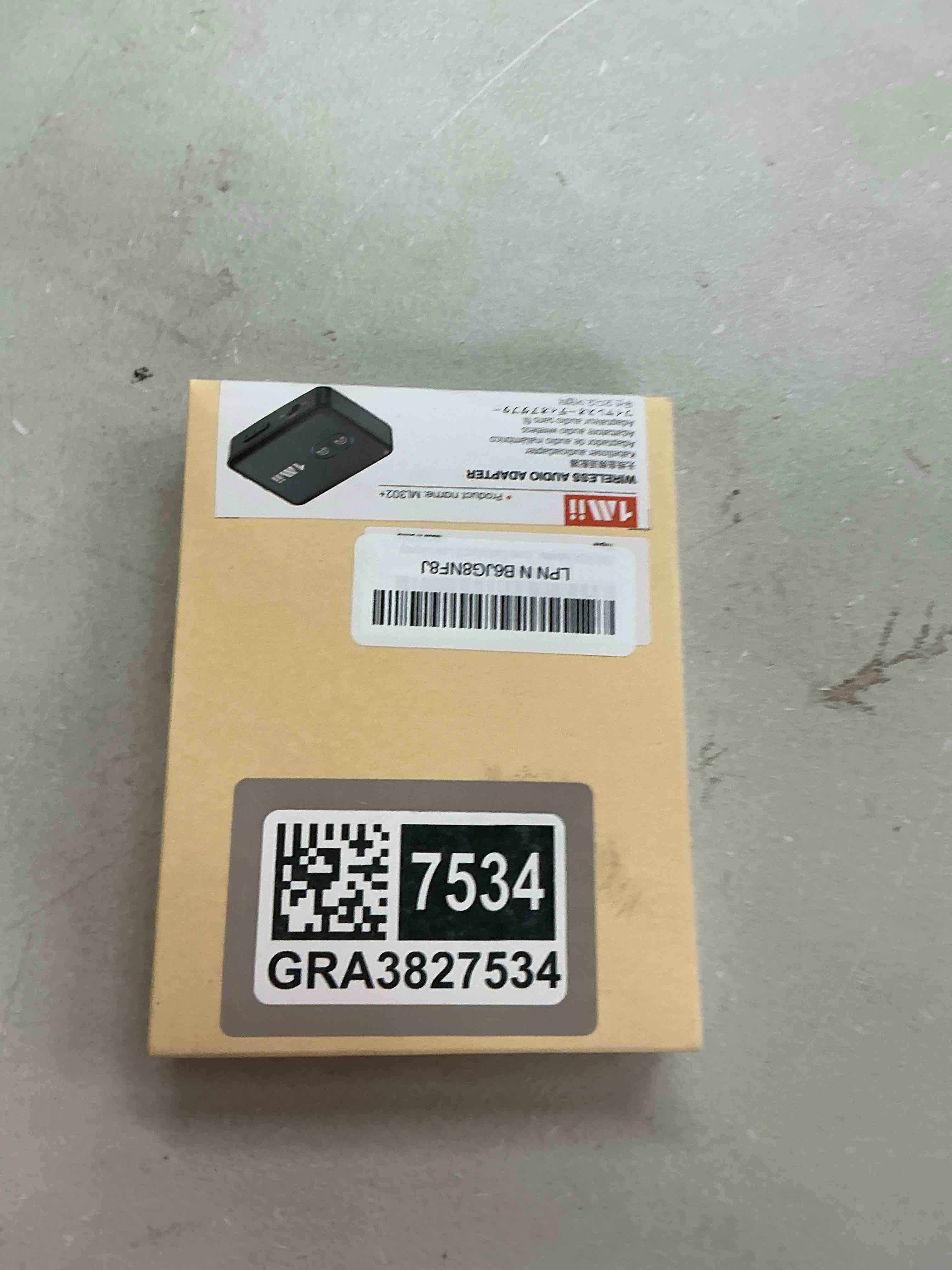 Condition photo showing Good Condition for 1mii rca bluetooth 5.3 adapter for tv, 3.5mm aux bluetooth transmitter receiver for 2 airpods or headphones, home stereo, speakers, projector, treadmills, pc, with volume control, aptx low latency