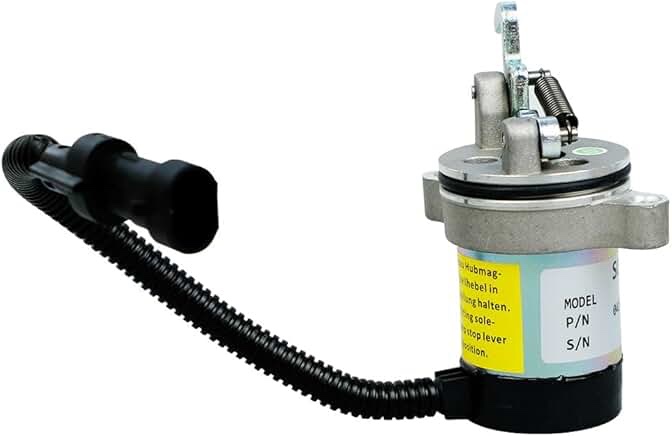 04103808 fuel shut off solenoid compatible with deutz engine f3l f3m f4l f4m 1011 2011 12vdc replace 04113811 04103812 04103808 04103818