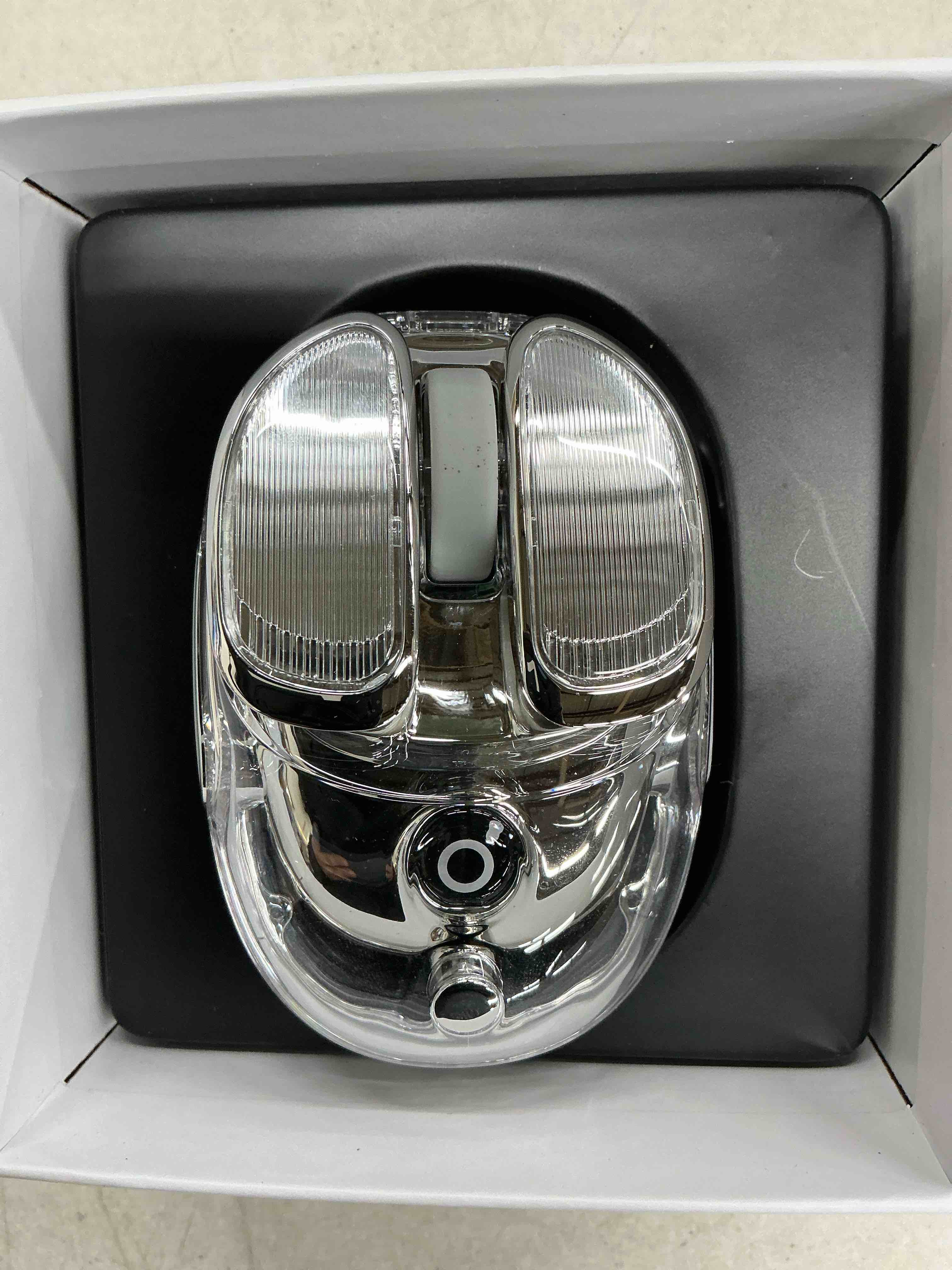 Condition photo showing Good Condition for eweadn q9 wireless clear mouse dual mode bluetooth & 2.4g usb computer mouse with rgb lighting, silent clicks, multi-device compatibility for laptop, pc, macbook, ipad cute mouse-sliver silver