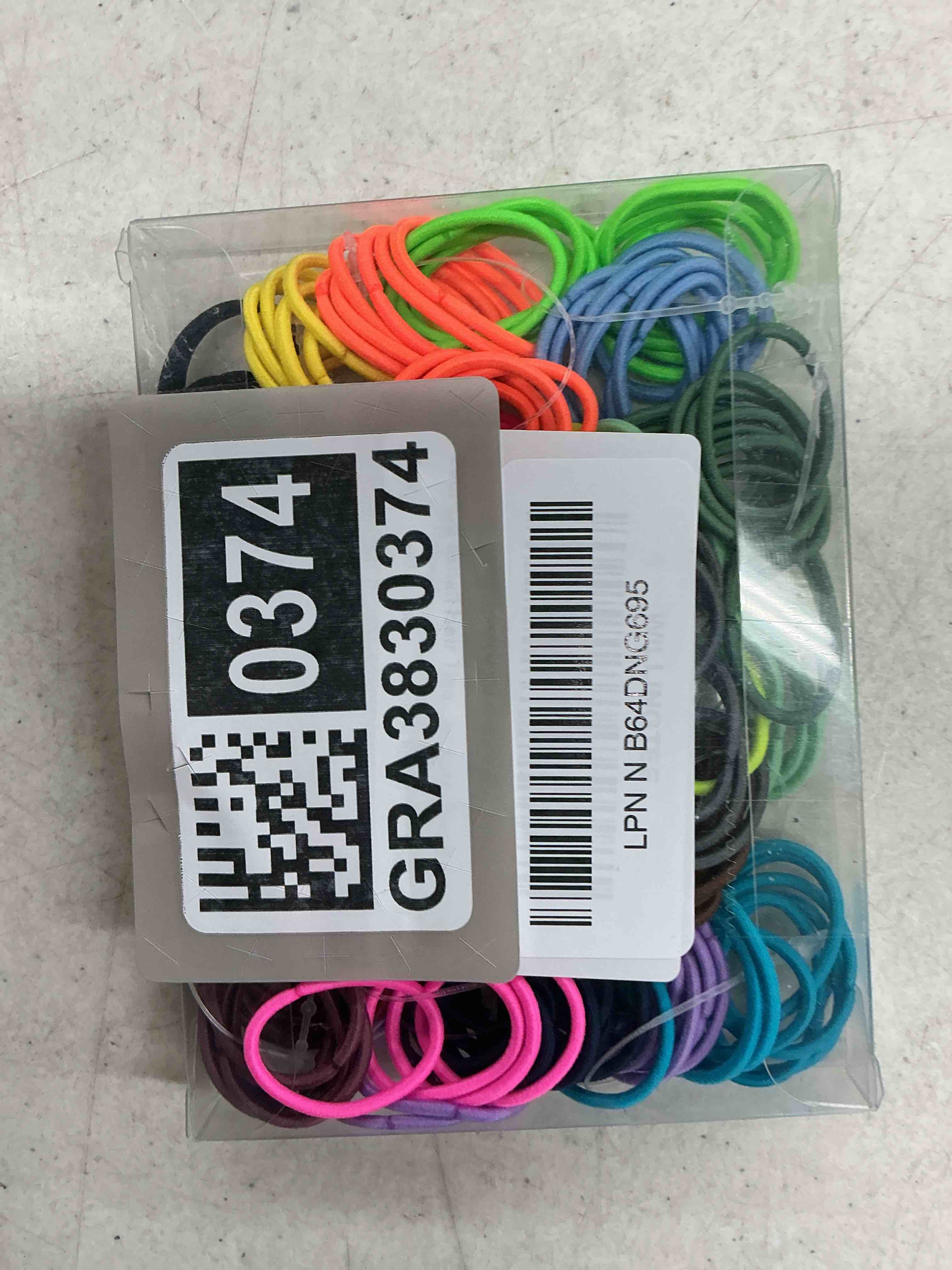 Condition photo showing Good Condition for 190pcs small hair ties,no crease baby hair ties,elastic hair ponytail holder hair accessories for baby girls infants toddlers kids 200pcs/20colors